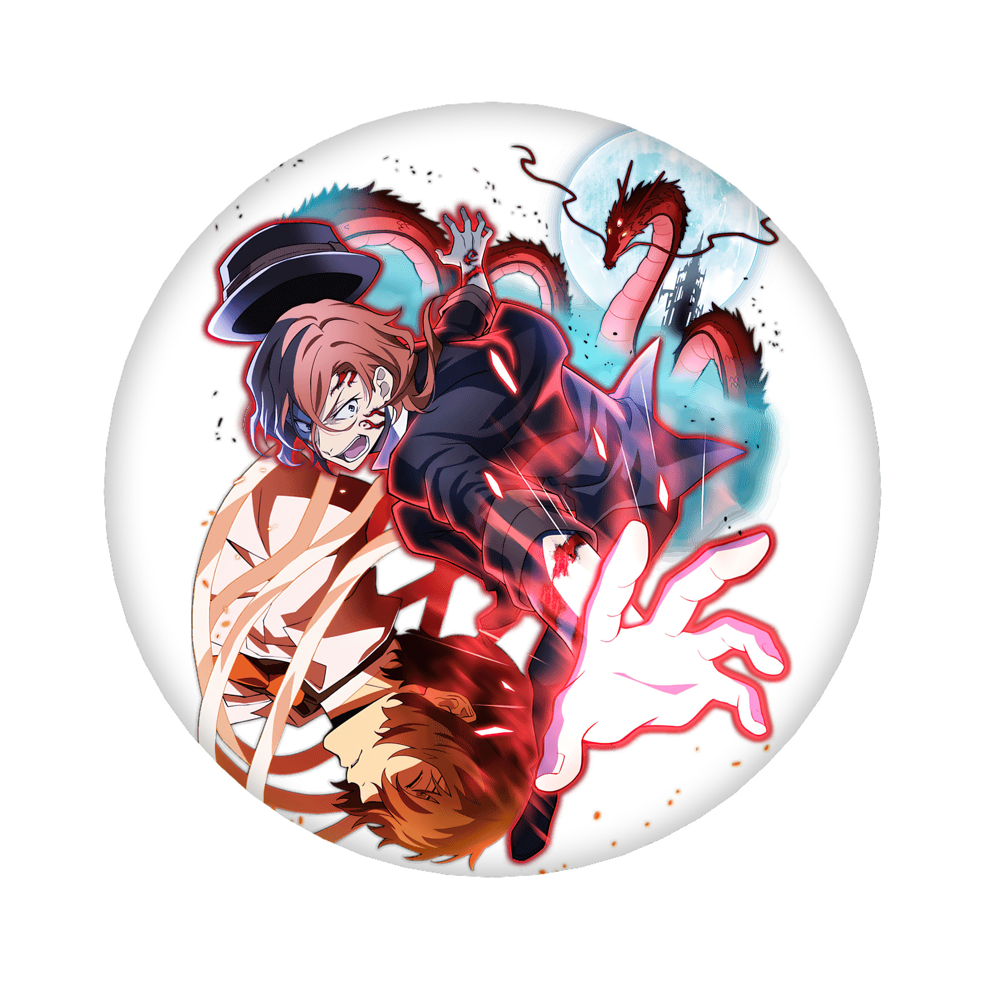 （画像用） 文豪ストレイドッグス Bungo Stray Dogs 6cm 缶バッジ 複数セット