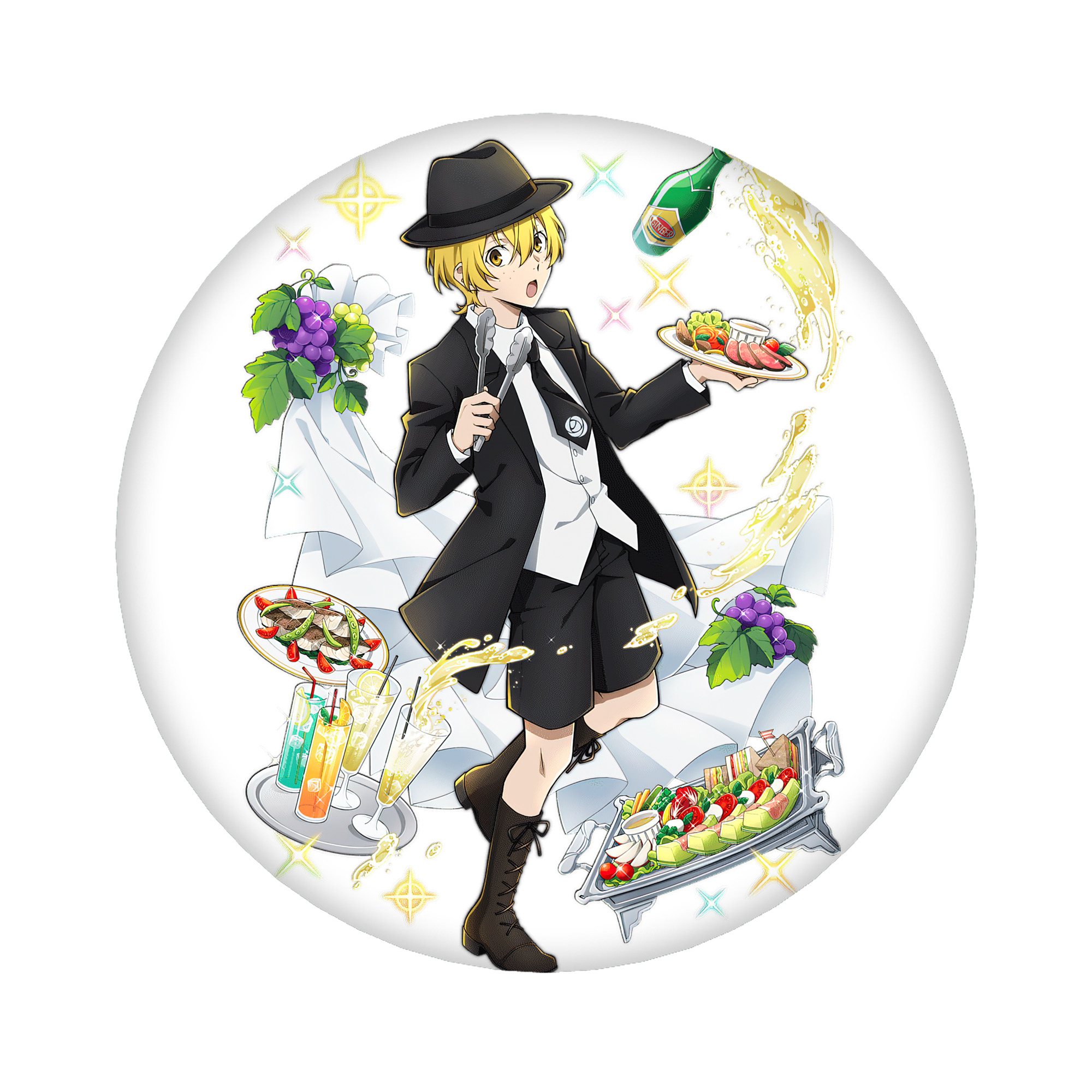 （画像用） 文豪ストレイドッグス Bungo Stray Dogs 6cm 缶バッジ 複数セット