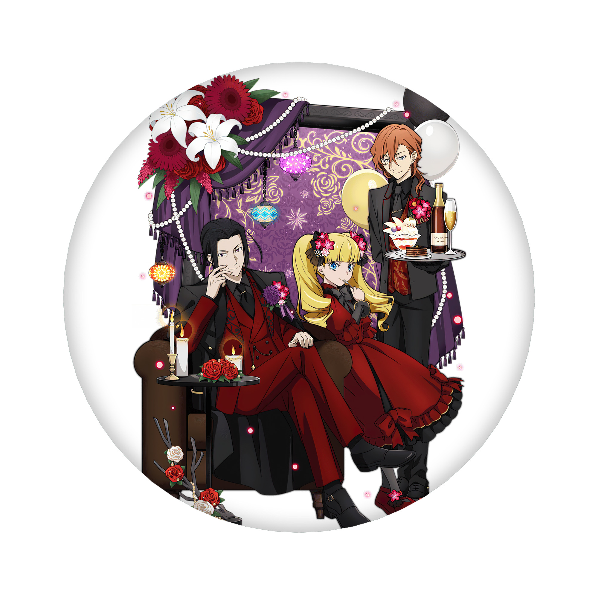 （画像用） 文豪ストレイドッグス Bungo Stray Dogs 6cm 缶バッジ 複数セット