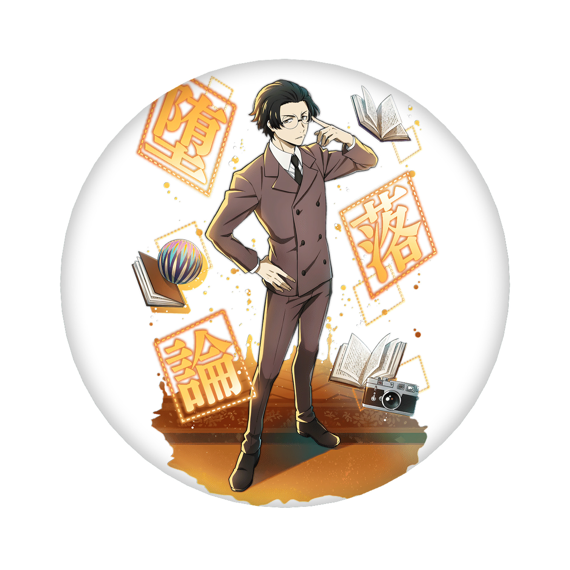 （画像用） 文豪ストレイドッグス Bungo Stray Dogs 6cm 缶バッジ 複数セット