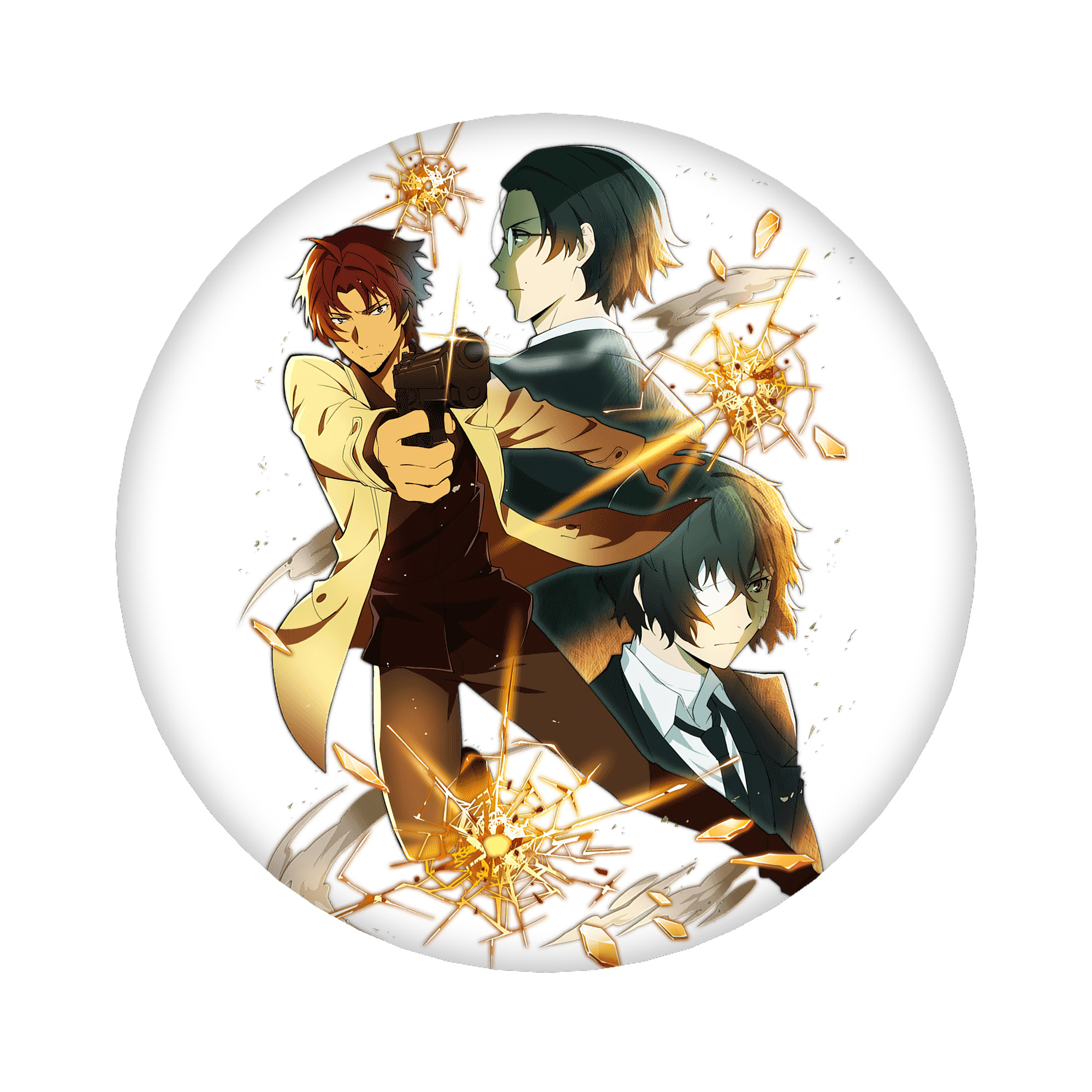 （画像用） 文豪ストレイドッグス Bungo Stray Dogs 6cm 缶バッジ 複数セット