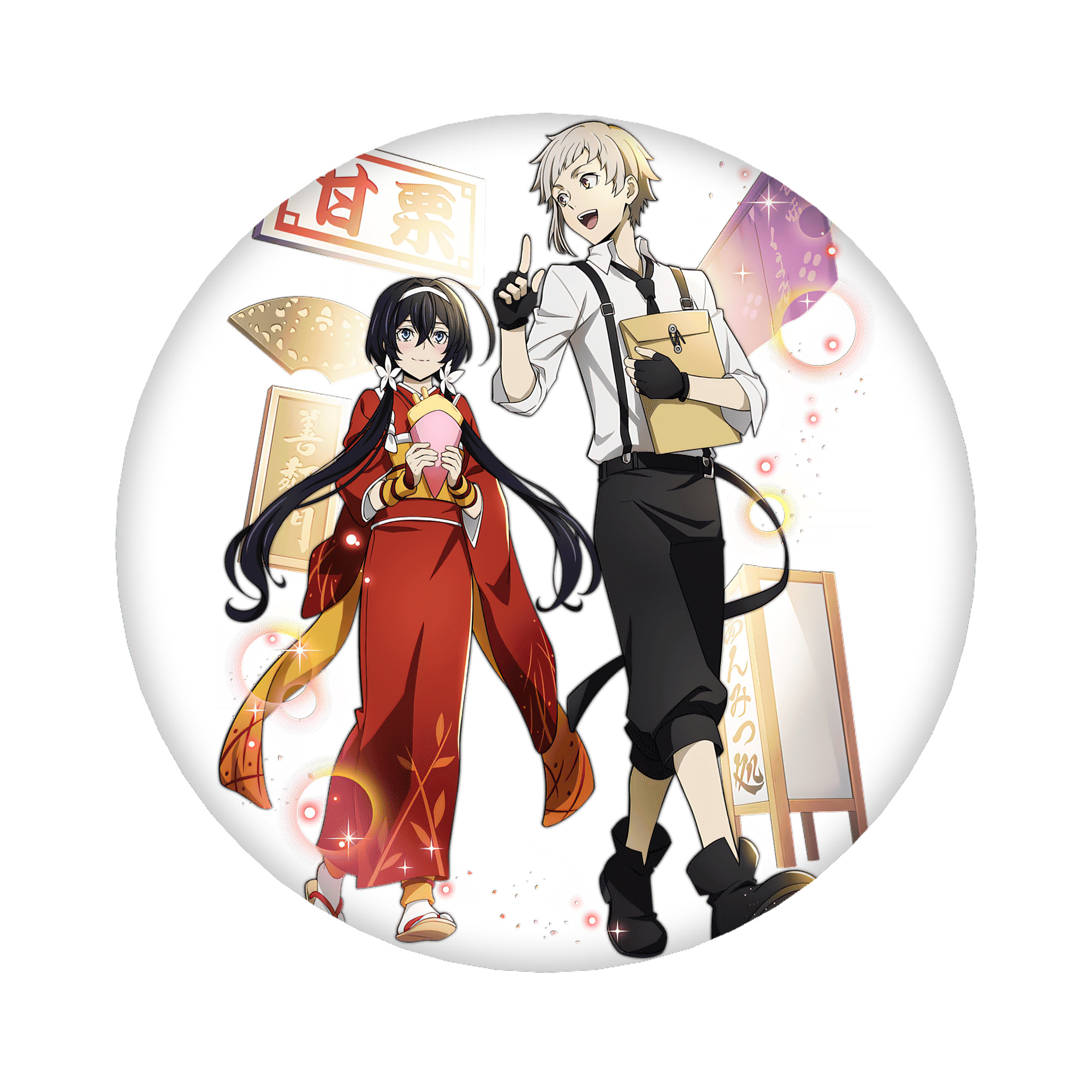 （画像用） 文豪ストレイドッグス Bungo Stray Dogs 6cm 缶バッジ 複数セット