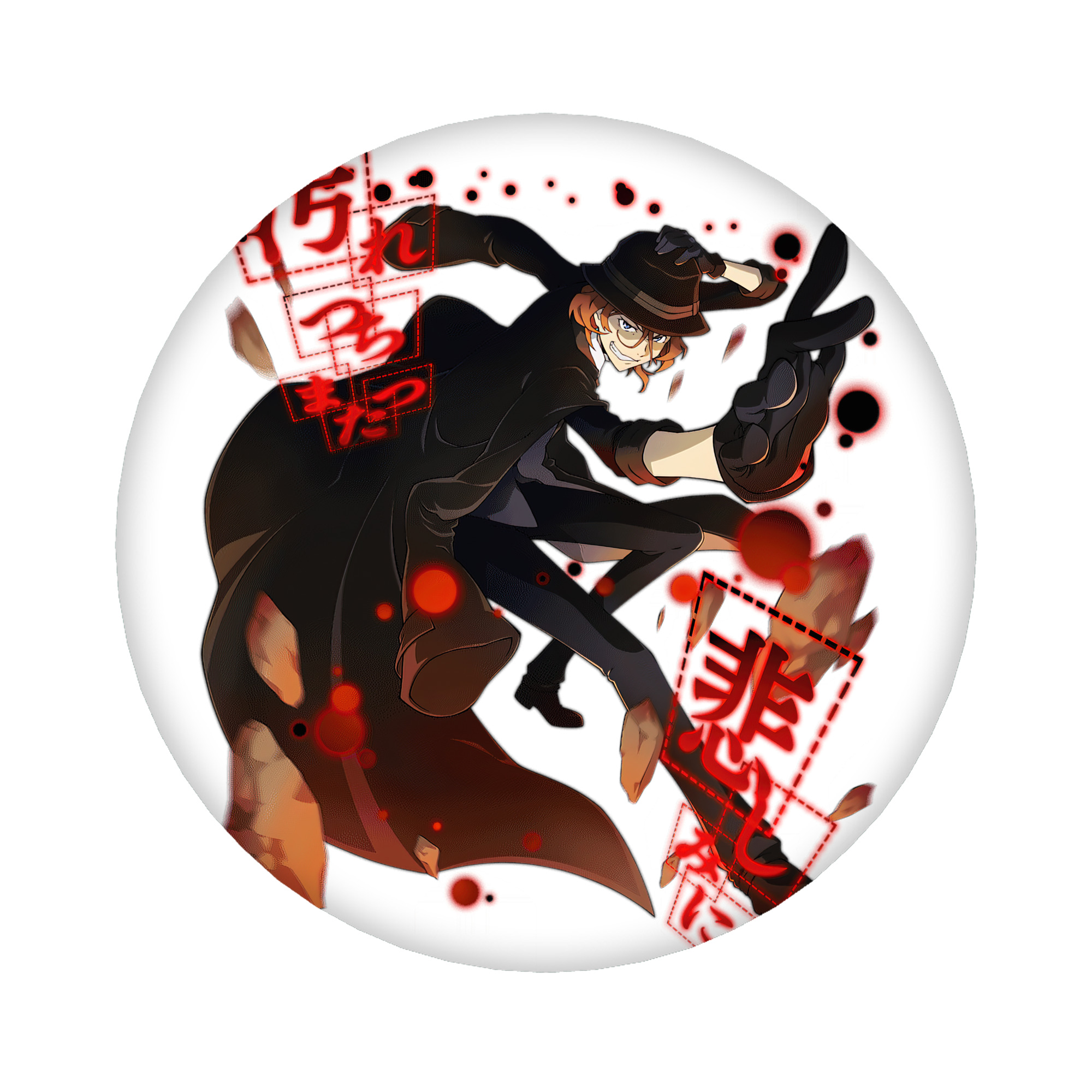 （画像用） 文豪ストレイドッグス Bungo Stray Dogs 6cm 缶バッジ 複数セット