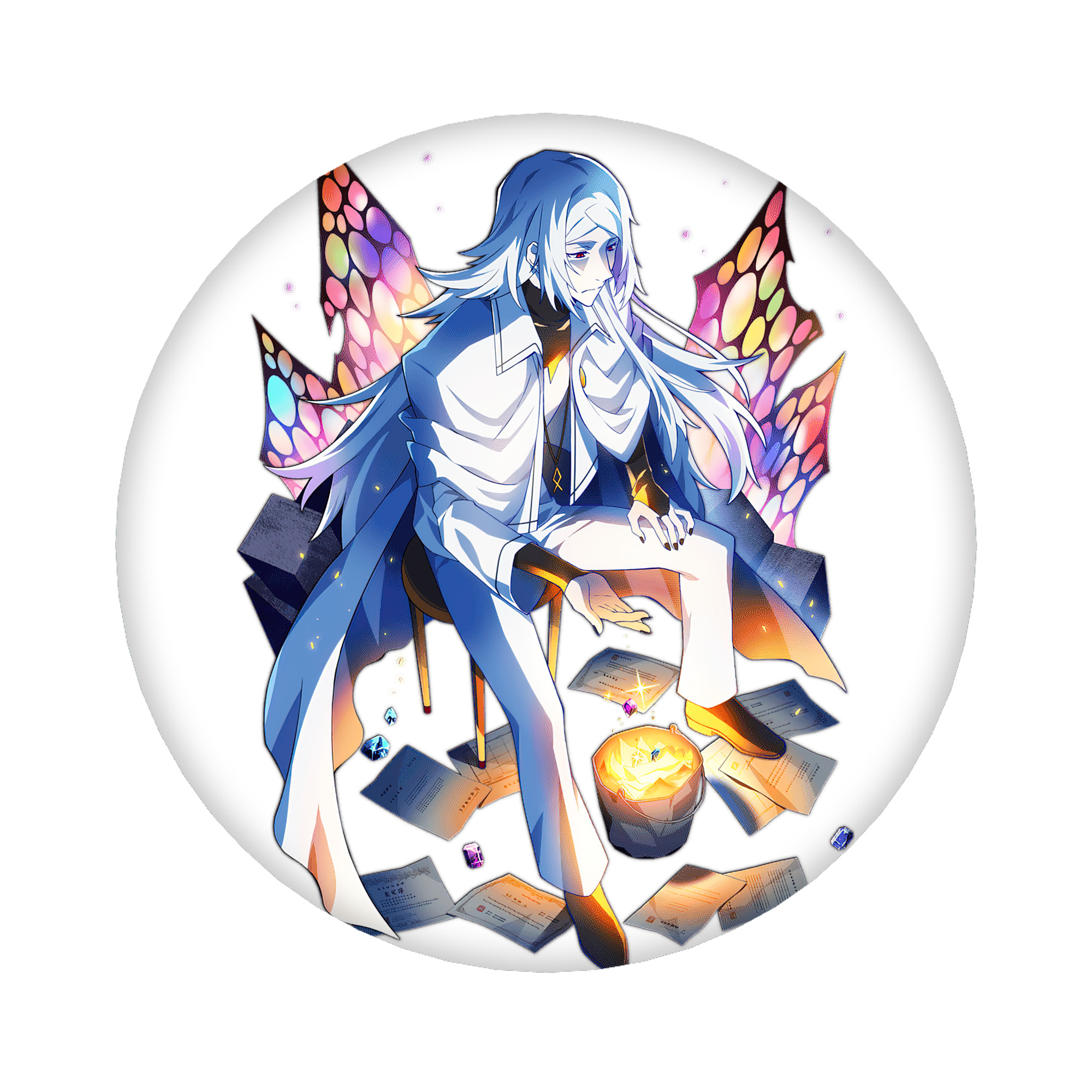 （画像用） 文豪ストレイドッグス Bungo Stray Dogs 6cm 缶バッジ 複数セット