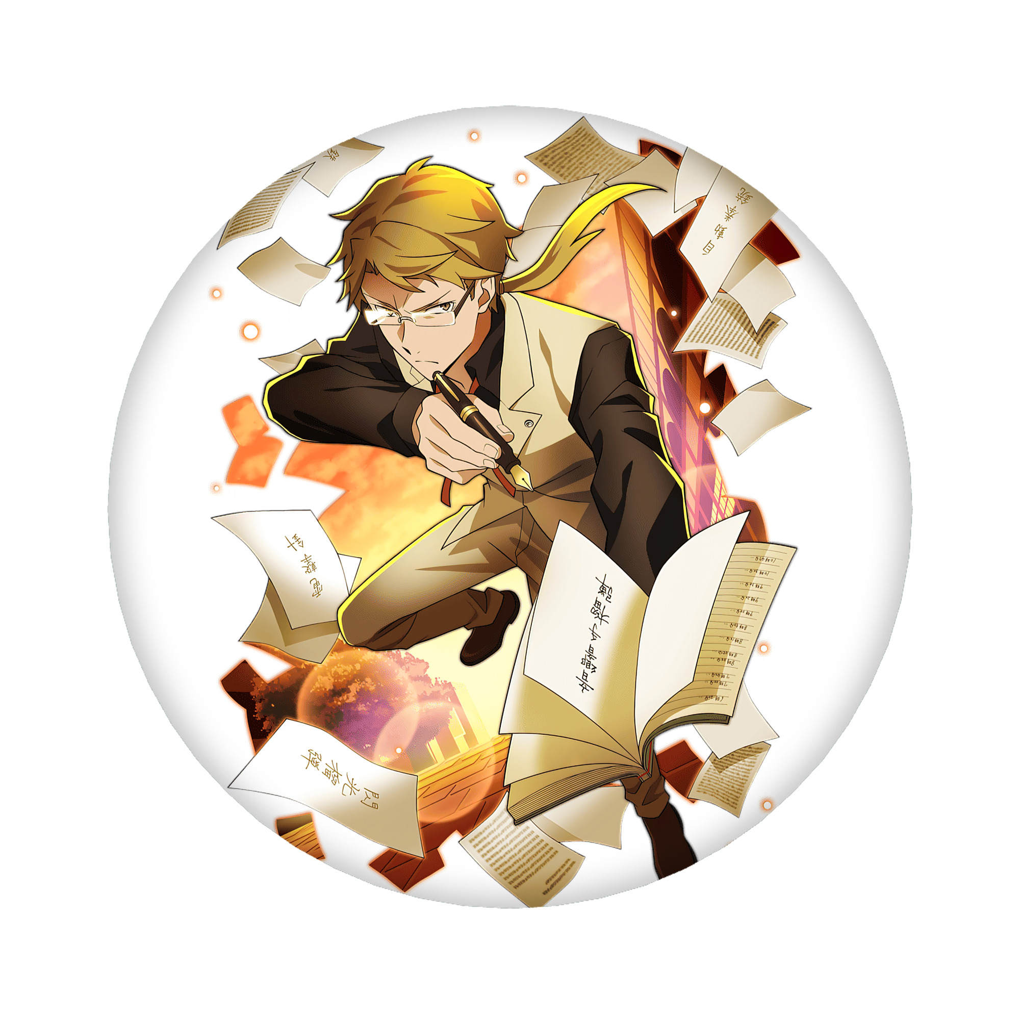 （画像用） 文豪ストレイドッグス Bungo Stray Dogs 6cm 缶バッジ 複数セット