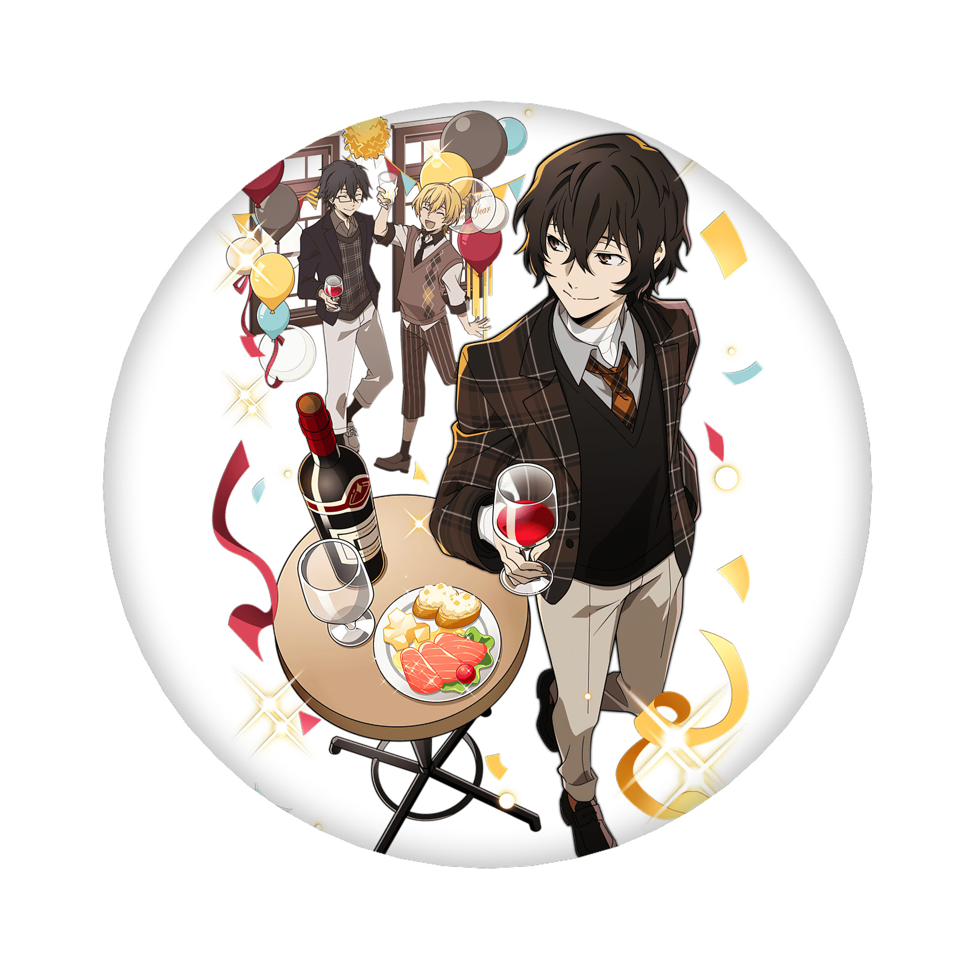（画像用） 文豪ストレイドッグス Bungo Stray Dogs 6cm 缶バッジ 複数セット