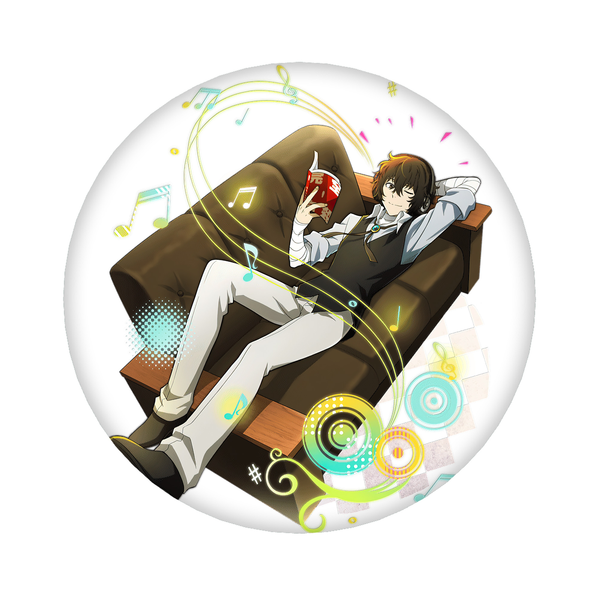 （画像用） 文豪ストレイドッグス Bungo Stray Dogs 6cm 缶バッジ 複数セット