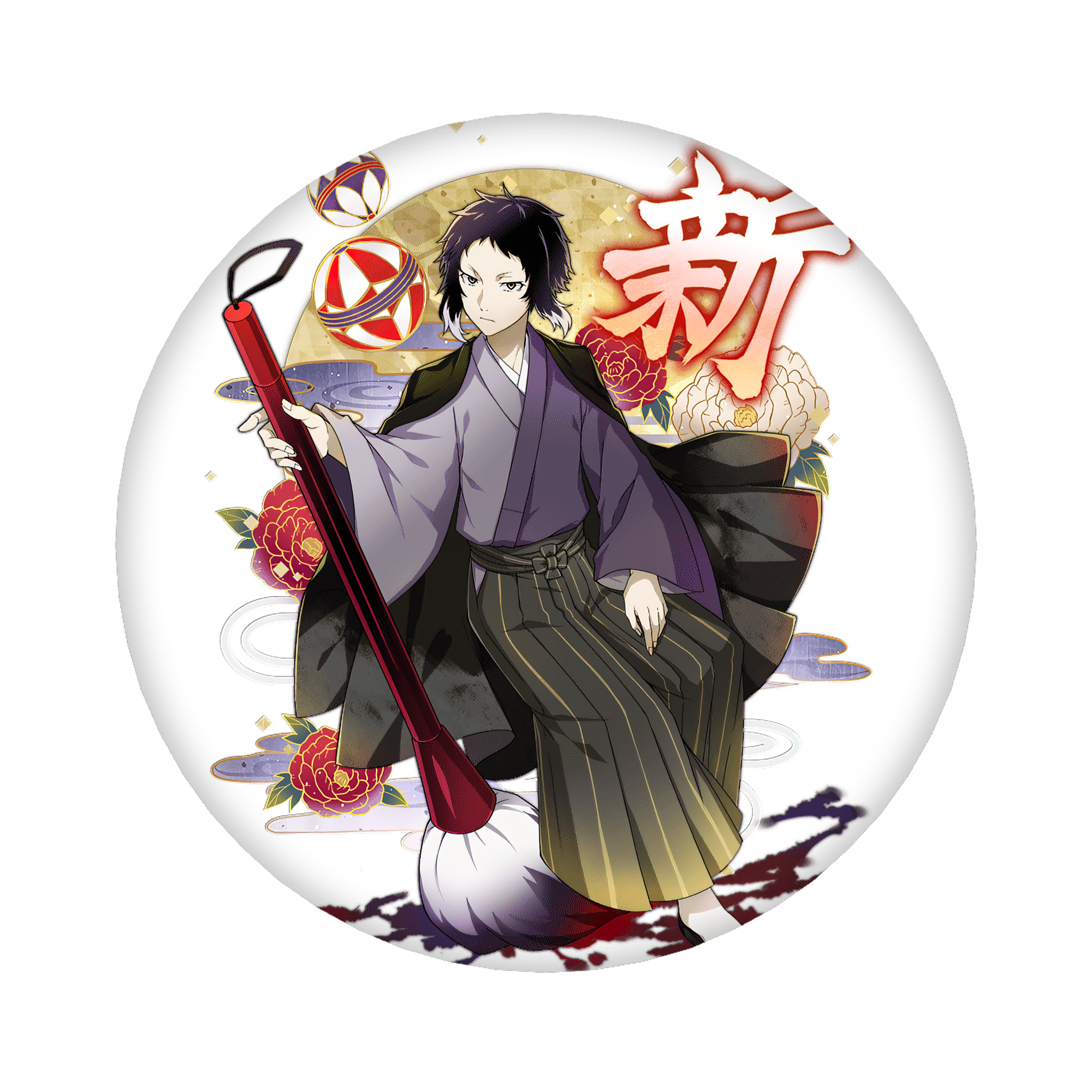 （画像用） 文豪ストレイドッグス Bungo Stray Dogs 6cm 缶バッジ 複数セット