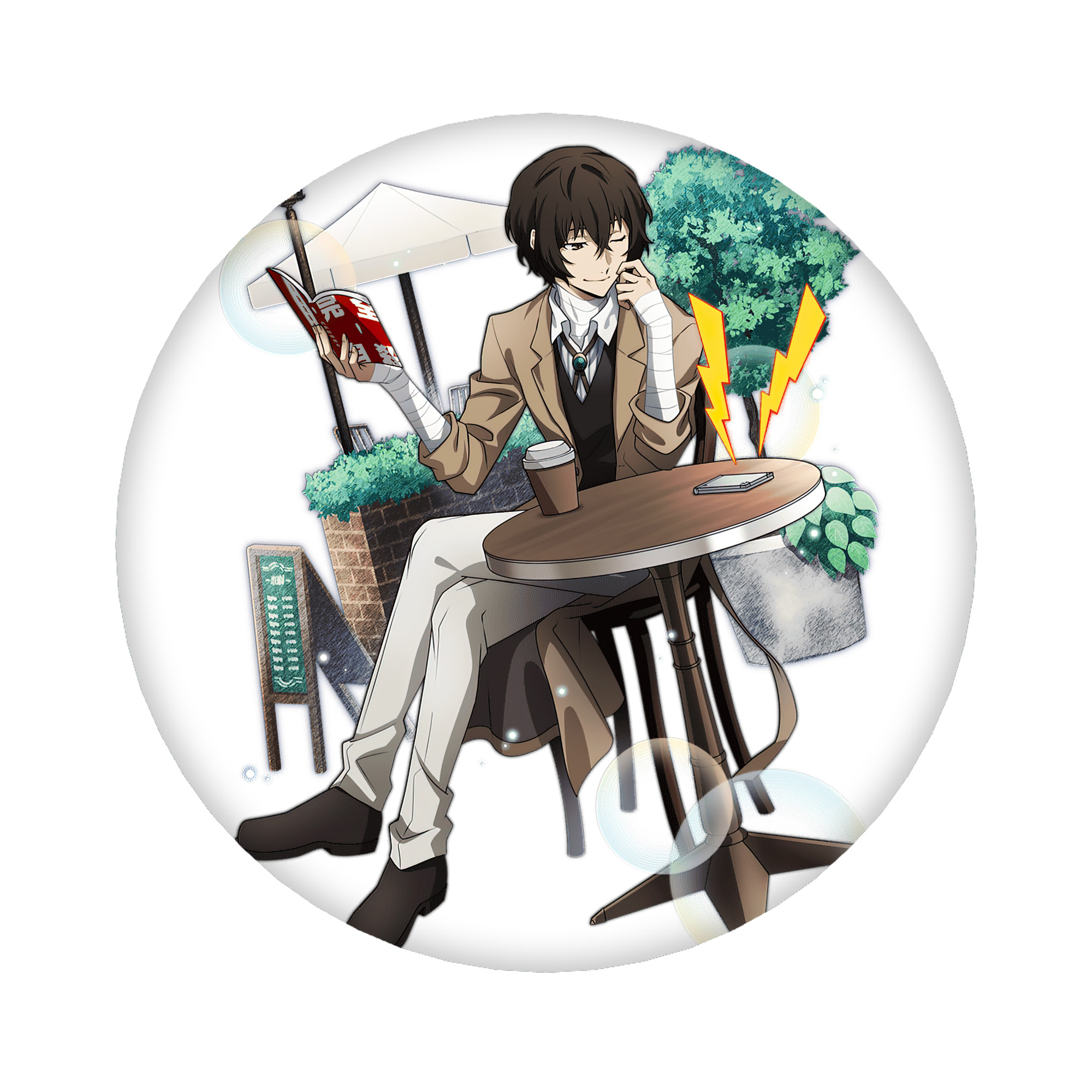 （画像用） 文豪ストレイドッグス Bungo Stray Dogs 6cm 缶バッジ 複数セット