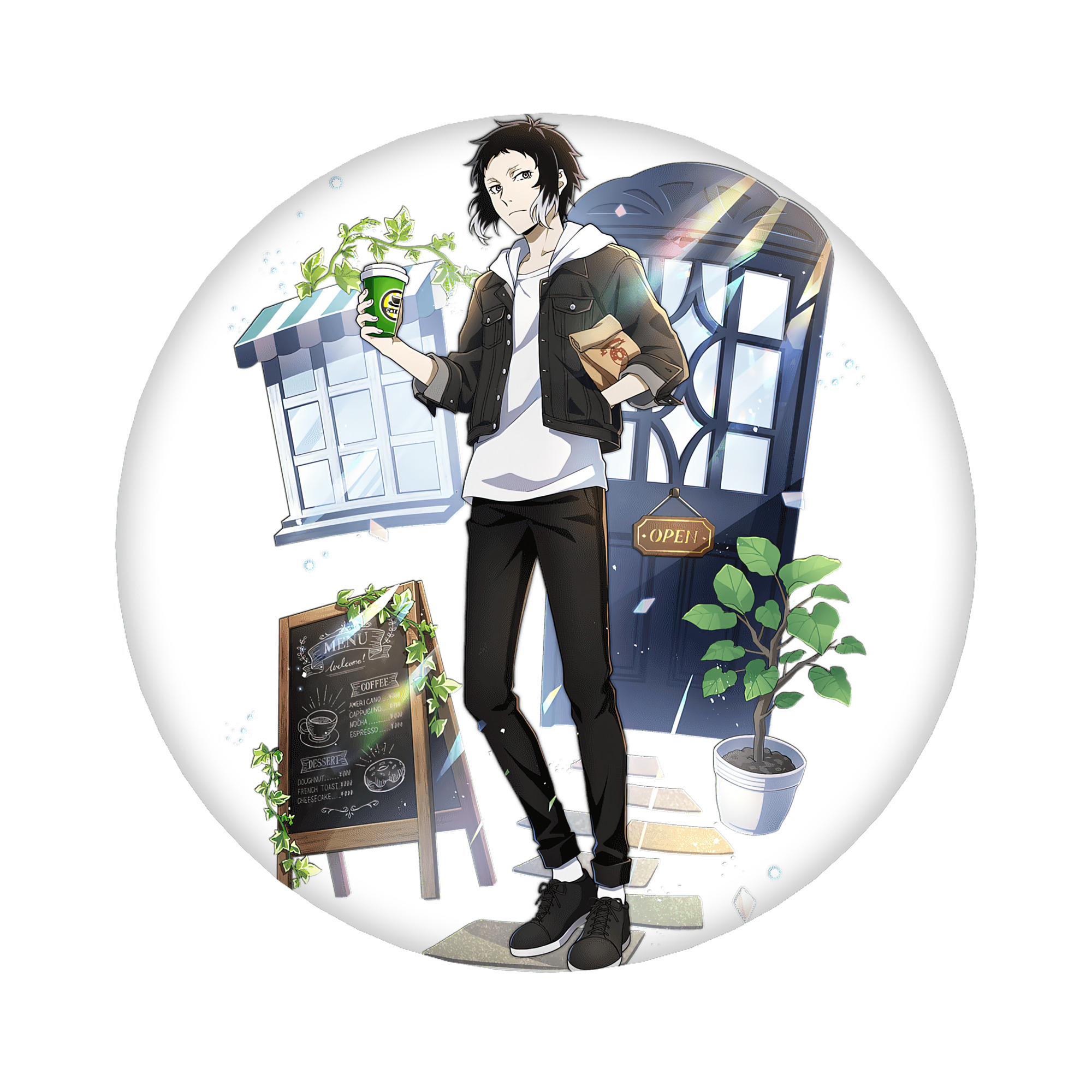 （画像用） 文豪ストレイドッグス Bungo Stray Dogs 6cm 缶バッジ 複数セット