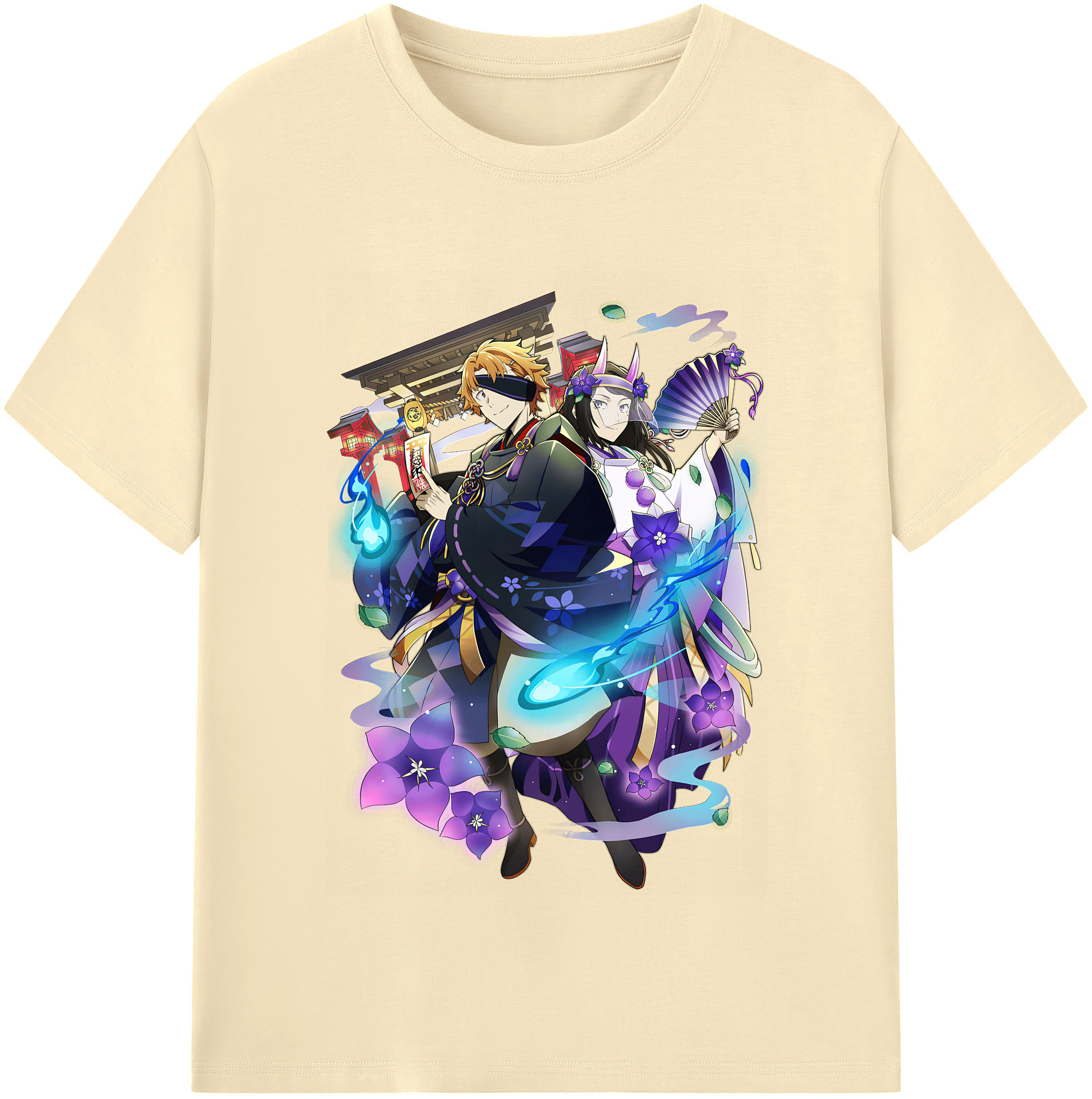 （画像用） 文豪ストレイドッグス Bungo Stray Dogs 綿100％半袖Tシャツ（フロントプリント）