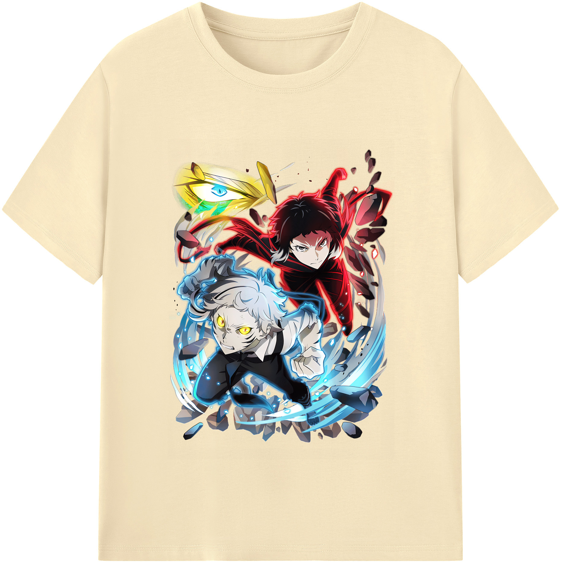 （画像用） 文豪ストレイドッグス Bungo Stray Dogs 綿100％半袖Tシャツ（フロントプリント）