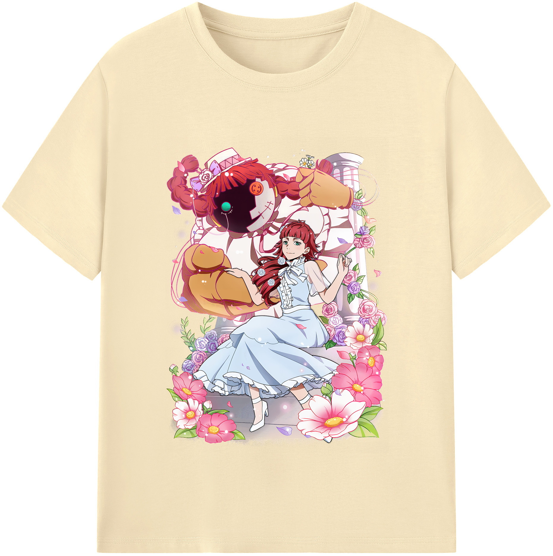 （画像用） 文豪ストレイドッグス Bungo Stray Dogs 綿100％半袖Tシャツ（フロントプリント）