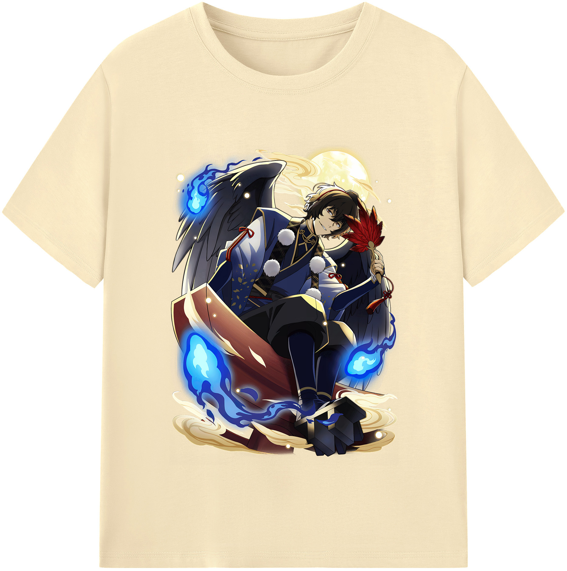 （画像用） 文豪ストレイドッグス Bungo Stray Dogs 綿100％半袖Tシャツ（フロントプリント）