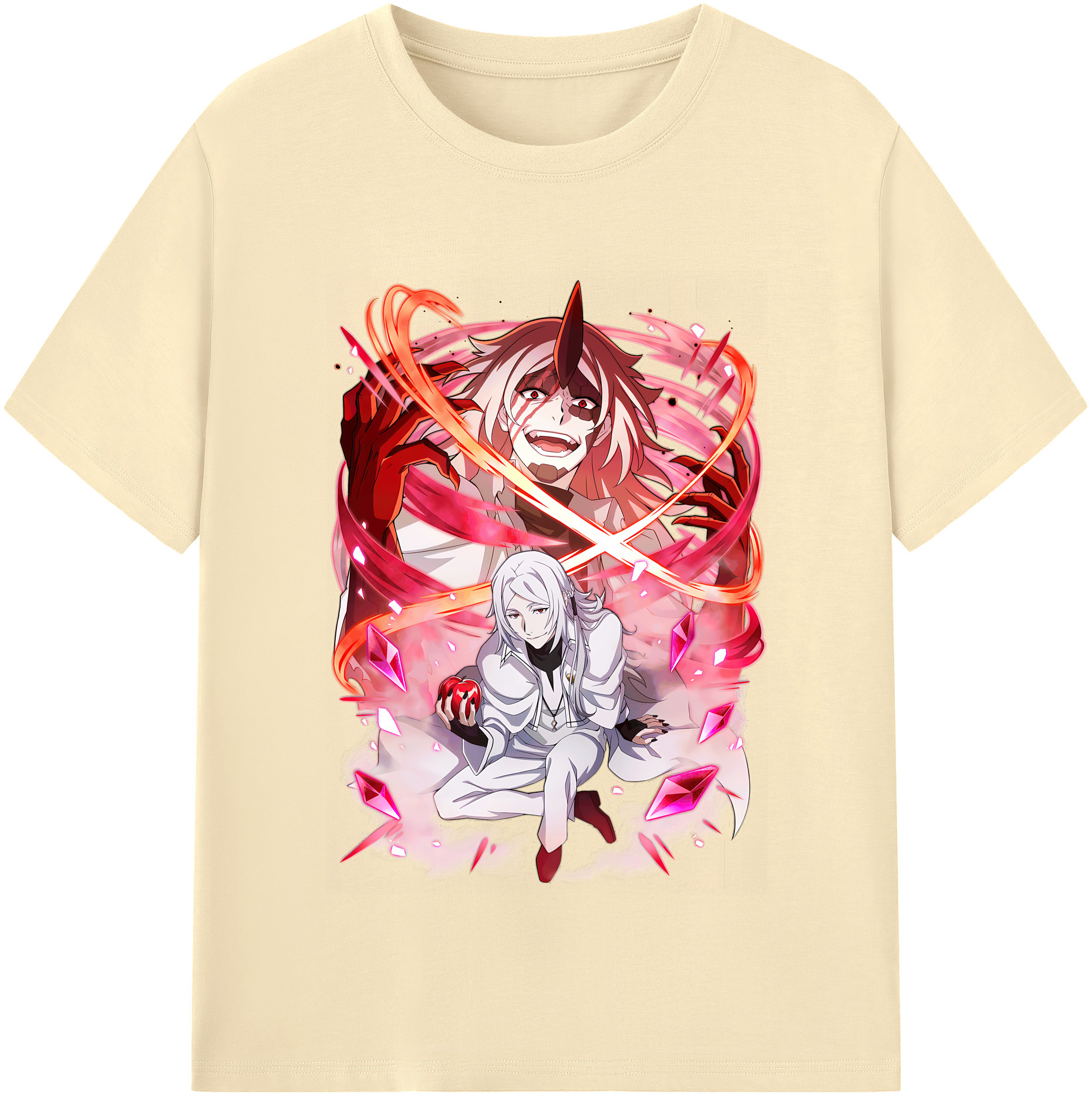 （画像用） 文豪ストレイドッグス Bungo Stray Dogs 綿100％半袖Tシャツ（フロントプリント）