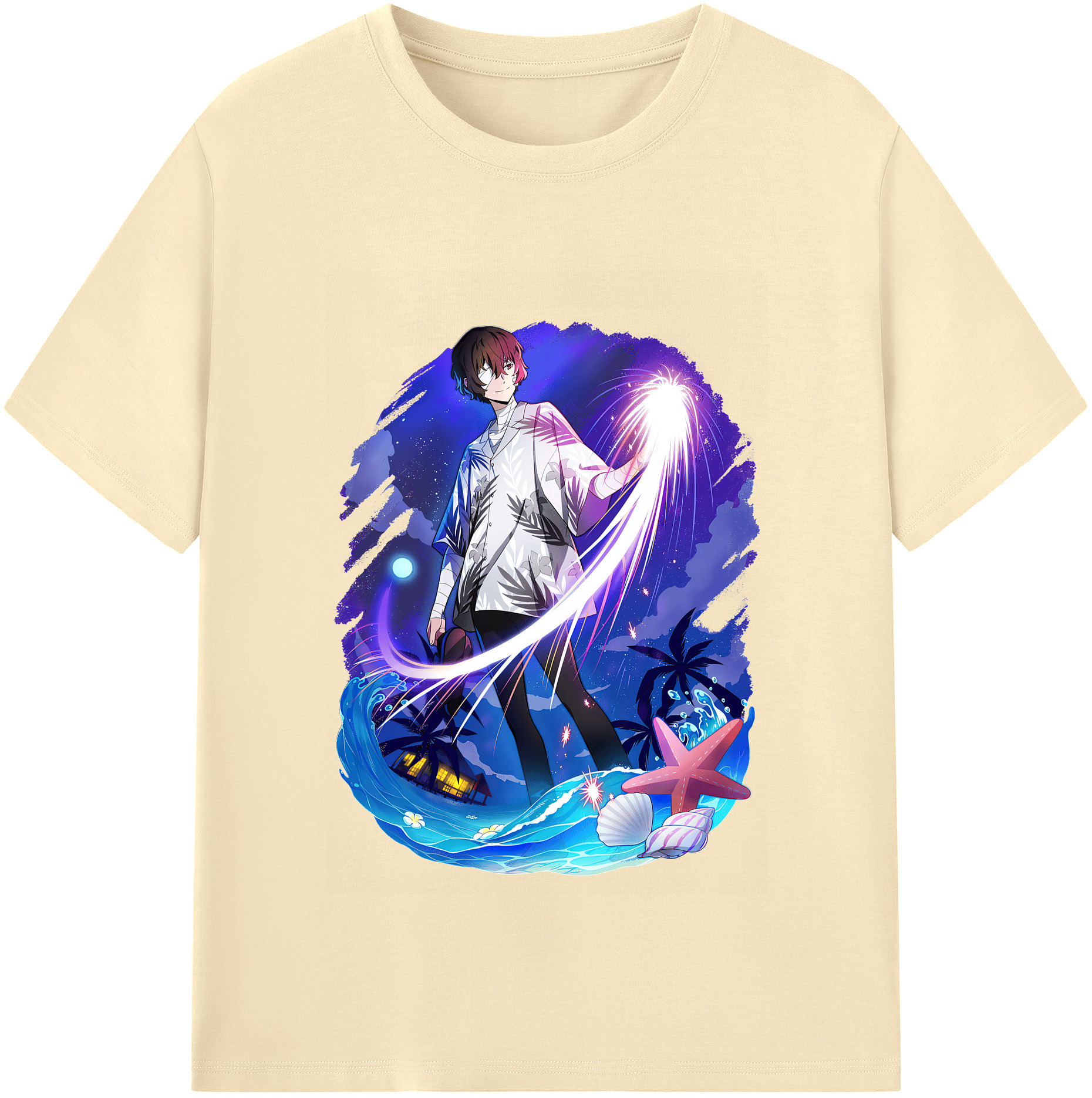 （画像用） 文豪ストレイドッグス Bungo Stray Dogs 綿100％半袖Tシャツ（フロントプリント）