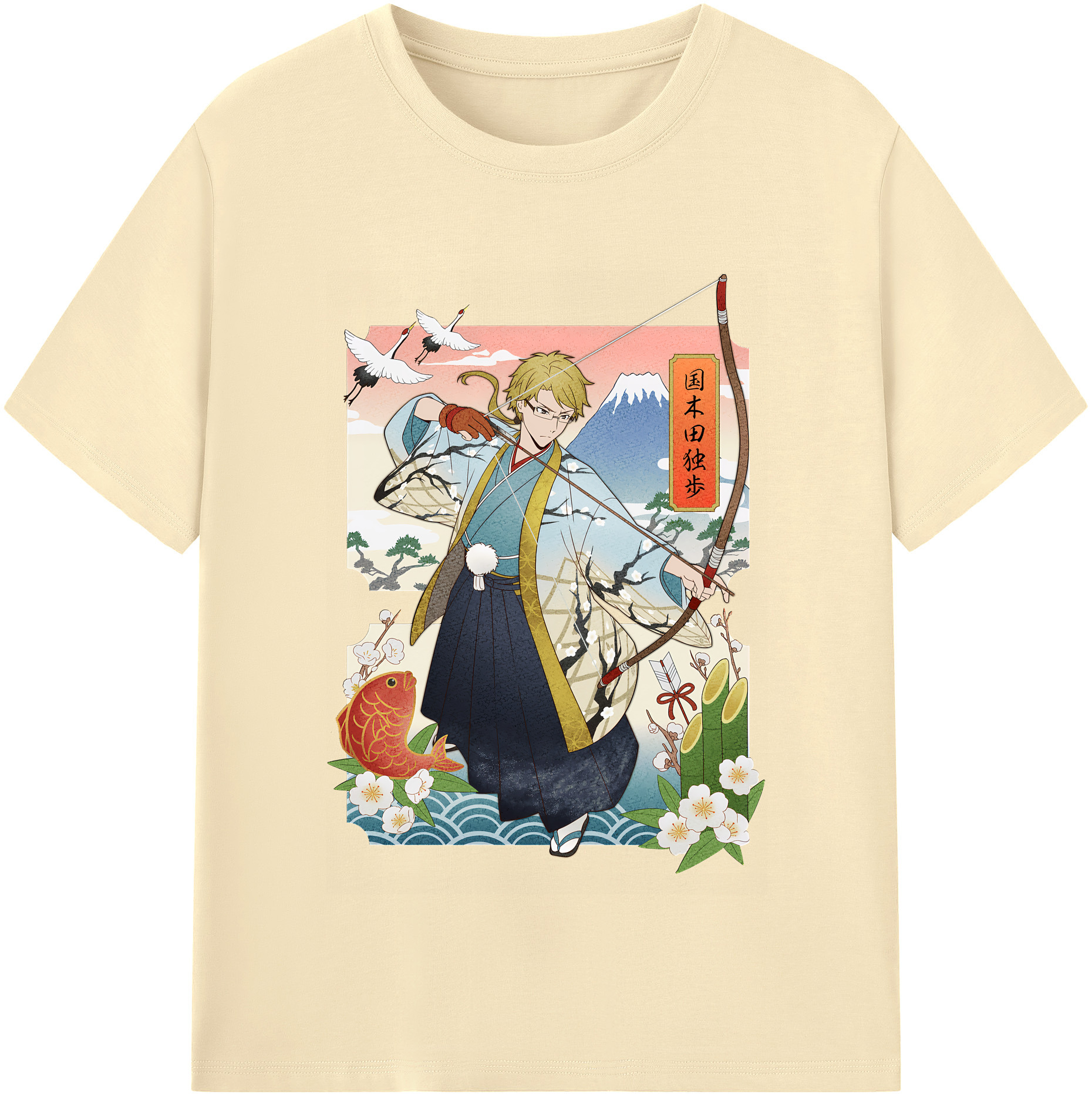 （画像用） 文豪ストレイドッグス Bungo Stray Dogs 綿100％半袖Tシャツ（フロントプリント）