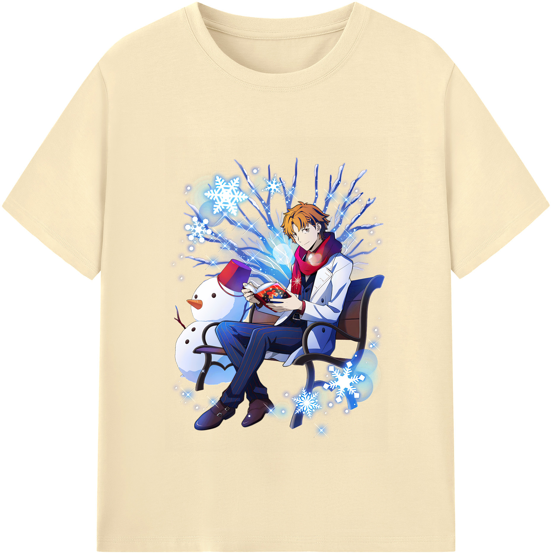 （画像用） 文豪ストレイドッグス Bungo Stray Dogs 綿100％半袖Tシャツ（フロントプリント）