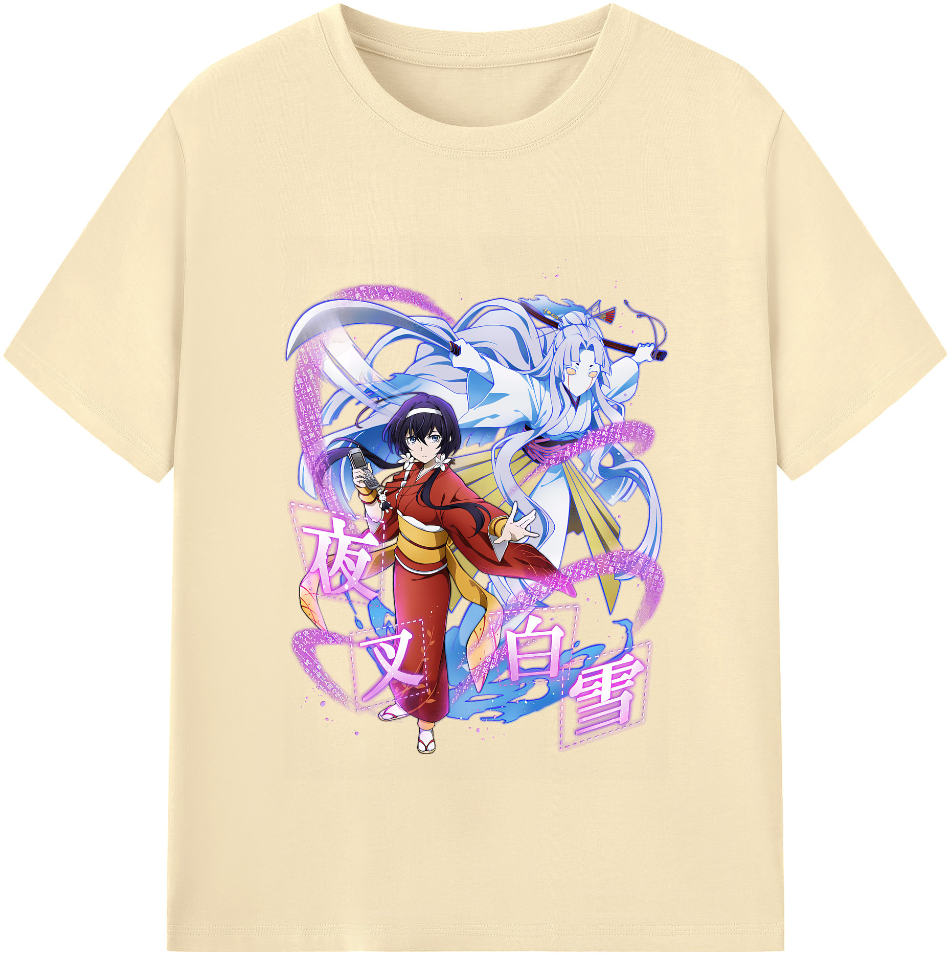 （画像用） 文豪ストレイドッグス Bungo Stray Dogs 綿100％半袖Tシャツ（フロントプリント）