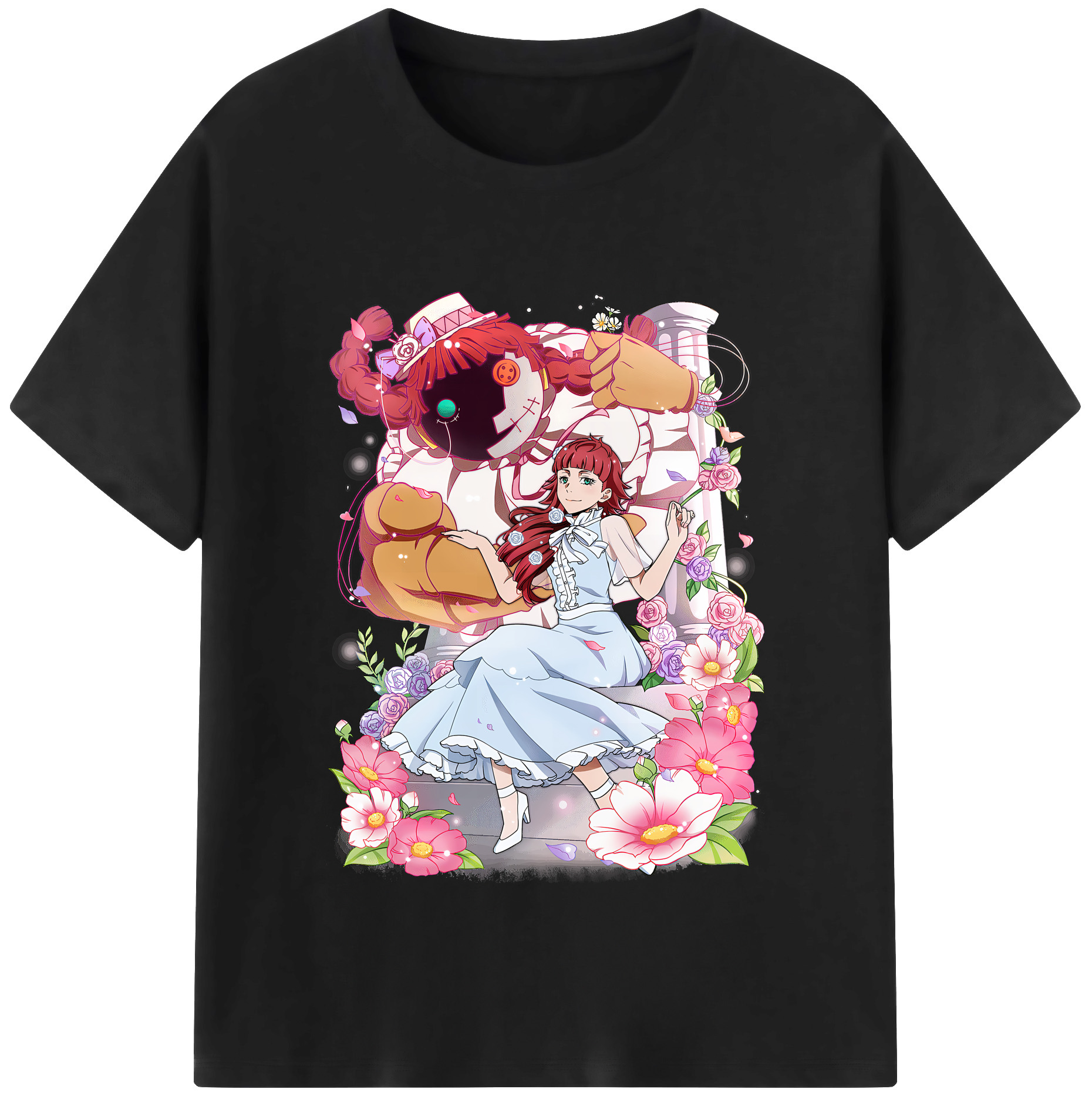 （画像用） 文豪ストレイドッグス Bungo Stray Dogs 綿100％半袖Tシャツ（フロントプリント）