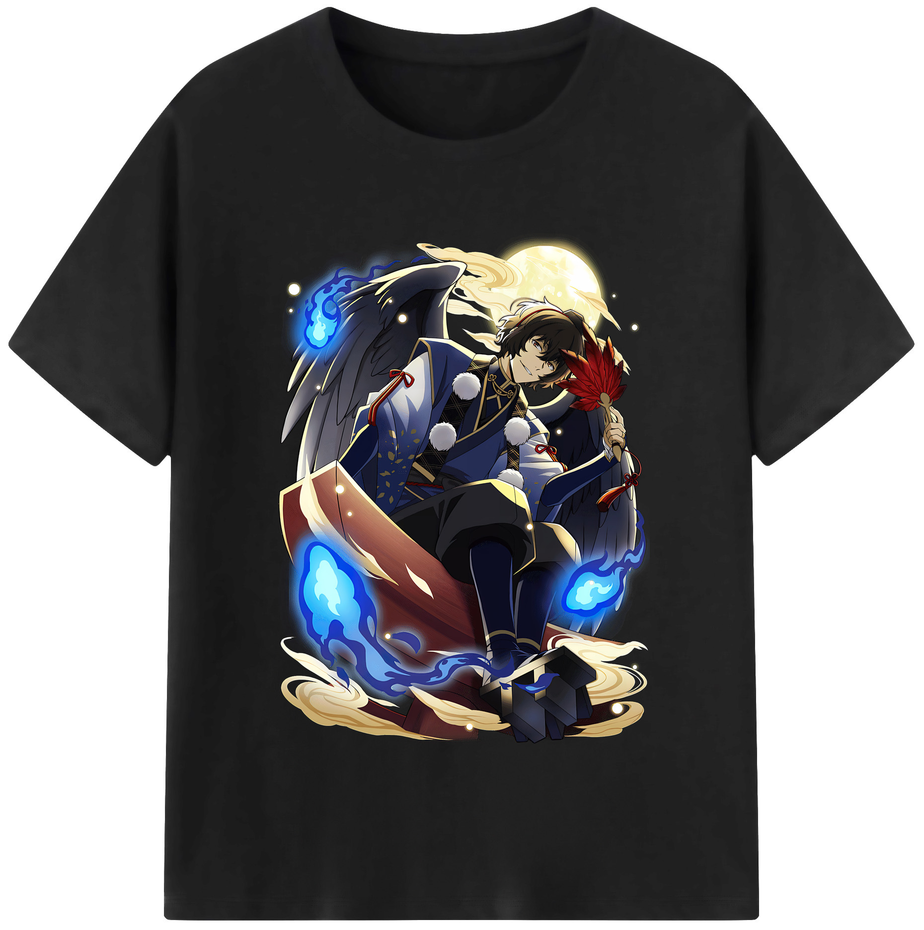 （画像用） 文豪ストレイドッグス Bungo Stray Dogs 綿100％半袖Tシャツ（フロントプリント）
