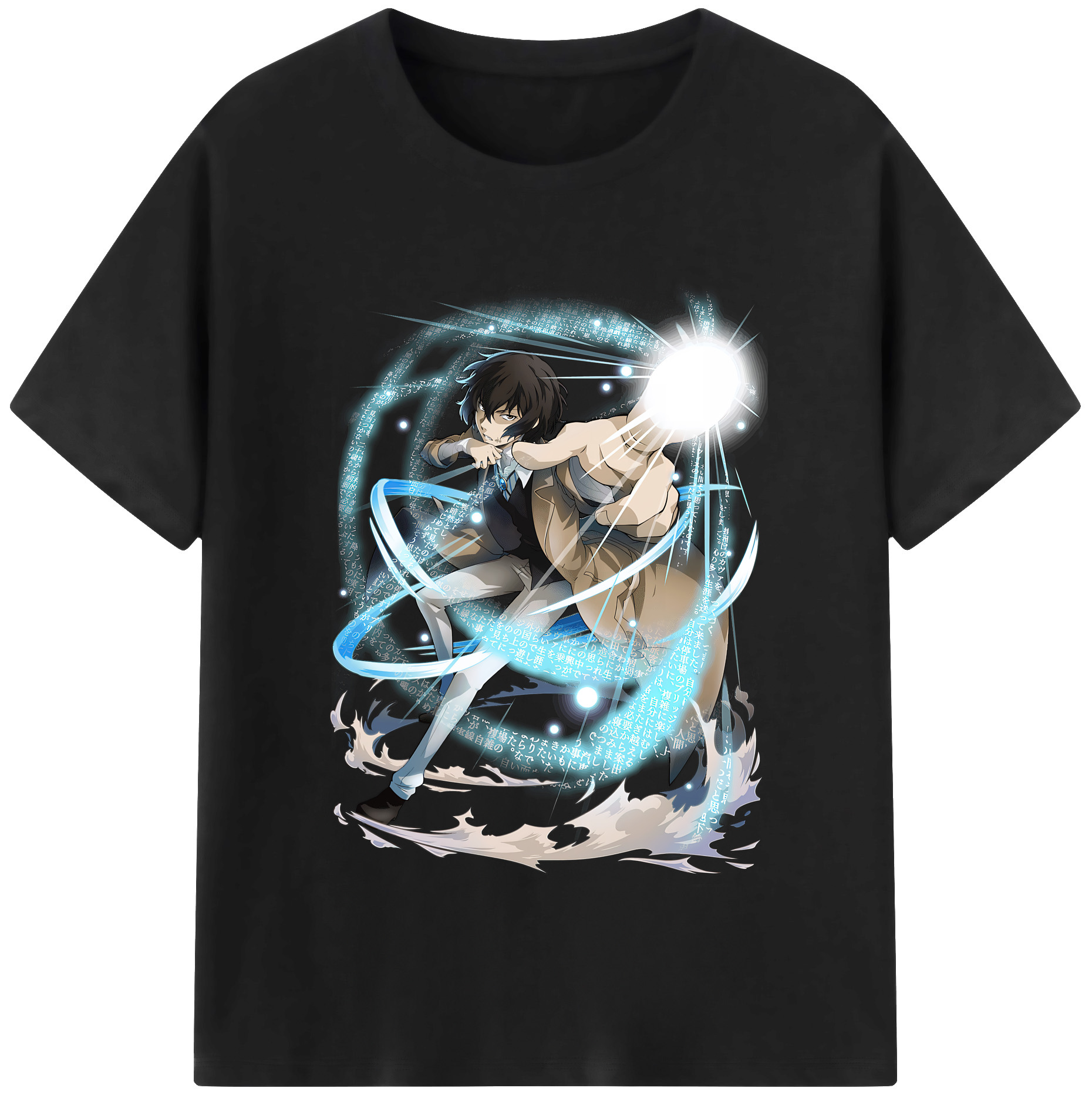 （画像用） 文豪ストレイドッグス Bungo Stray Dogs 綿100％半袖Tシャツ（フロントプリント）