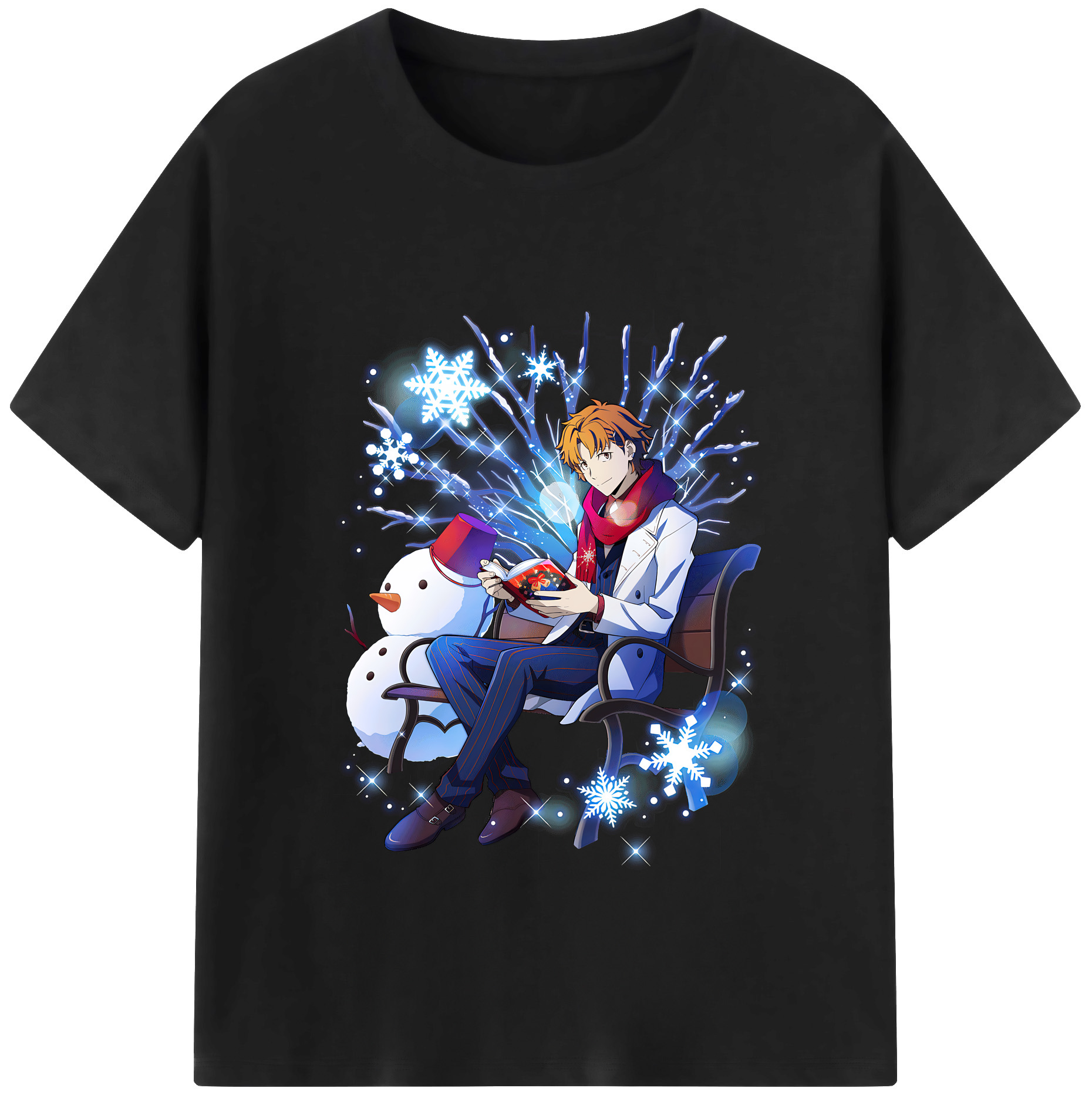 （画像用） 文豪ストレイドッグス Bungo Stray Dogs 綿100％半袖Tシャツ（フロントプリント）