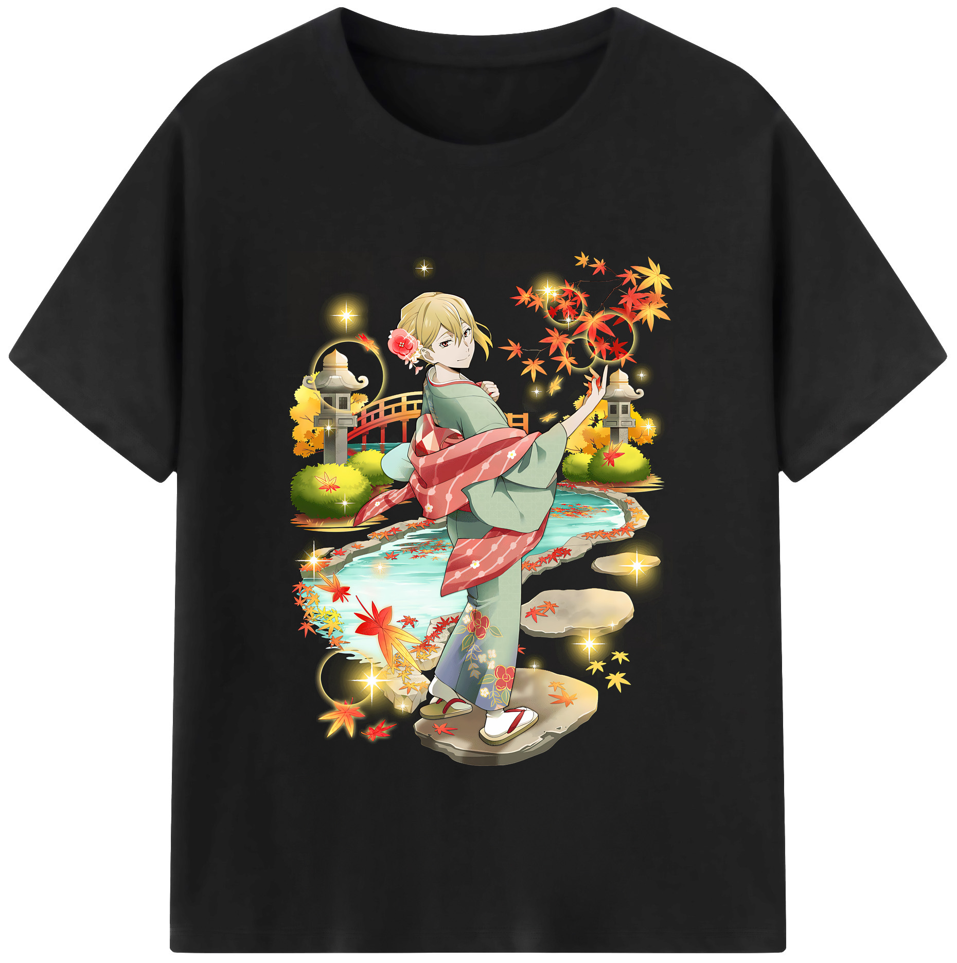 （画像用） 文豪ストレイドッグス Bungo Stray Dogs 綿100％半袖Tシャツ（フロントプリント）