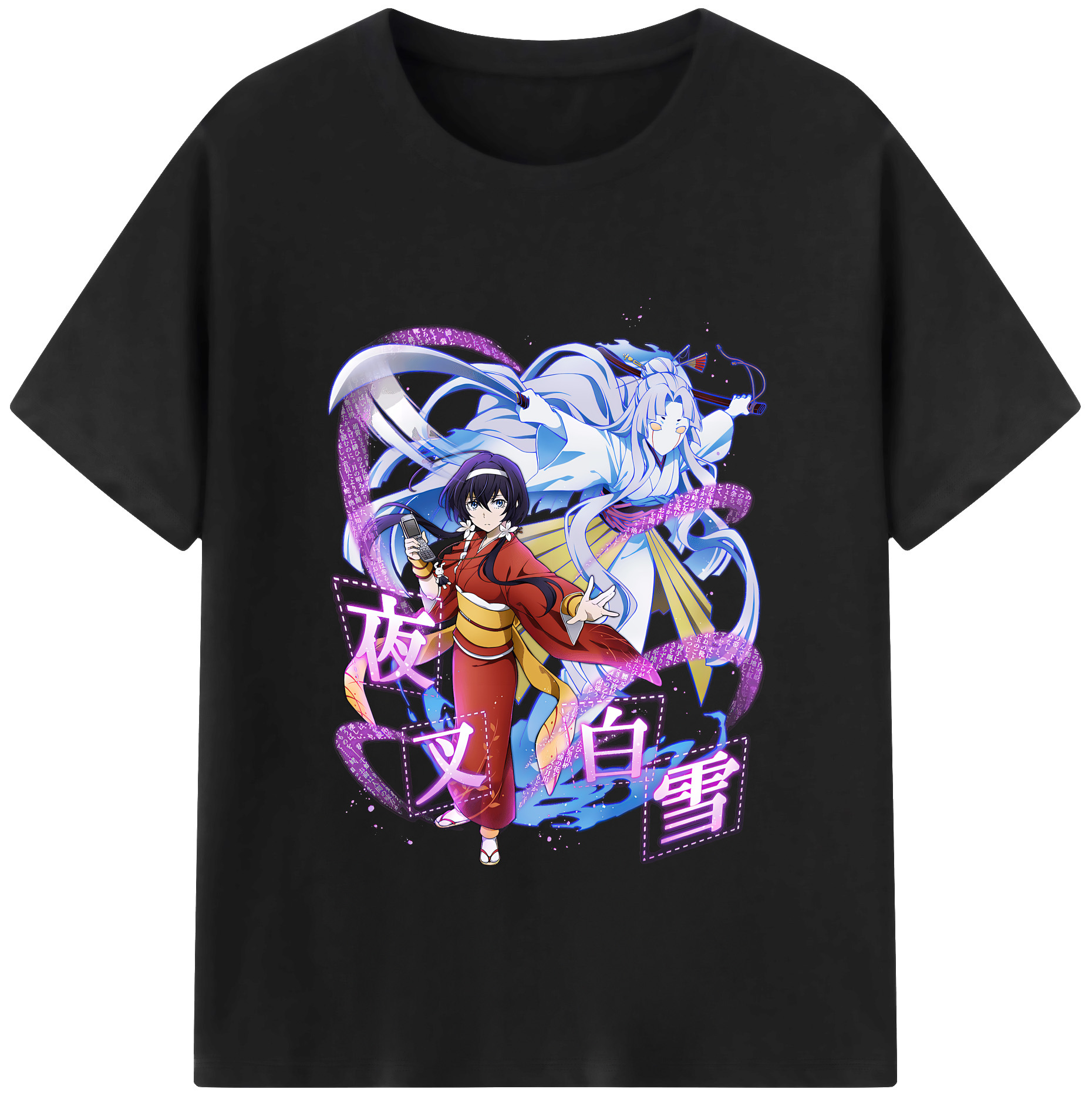 （画像用） 文豪ストレイドッグス Bungo Stray Dogs 綿100％半袖Tシャツ（フロントプリント）