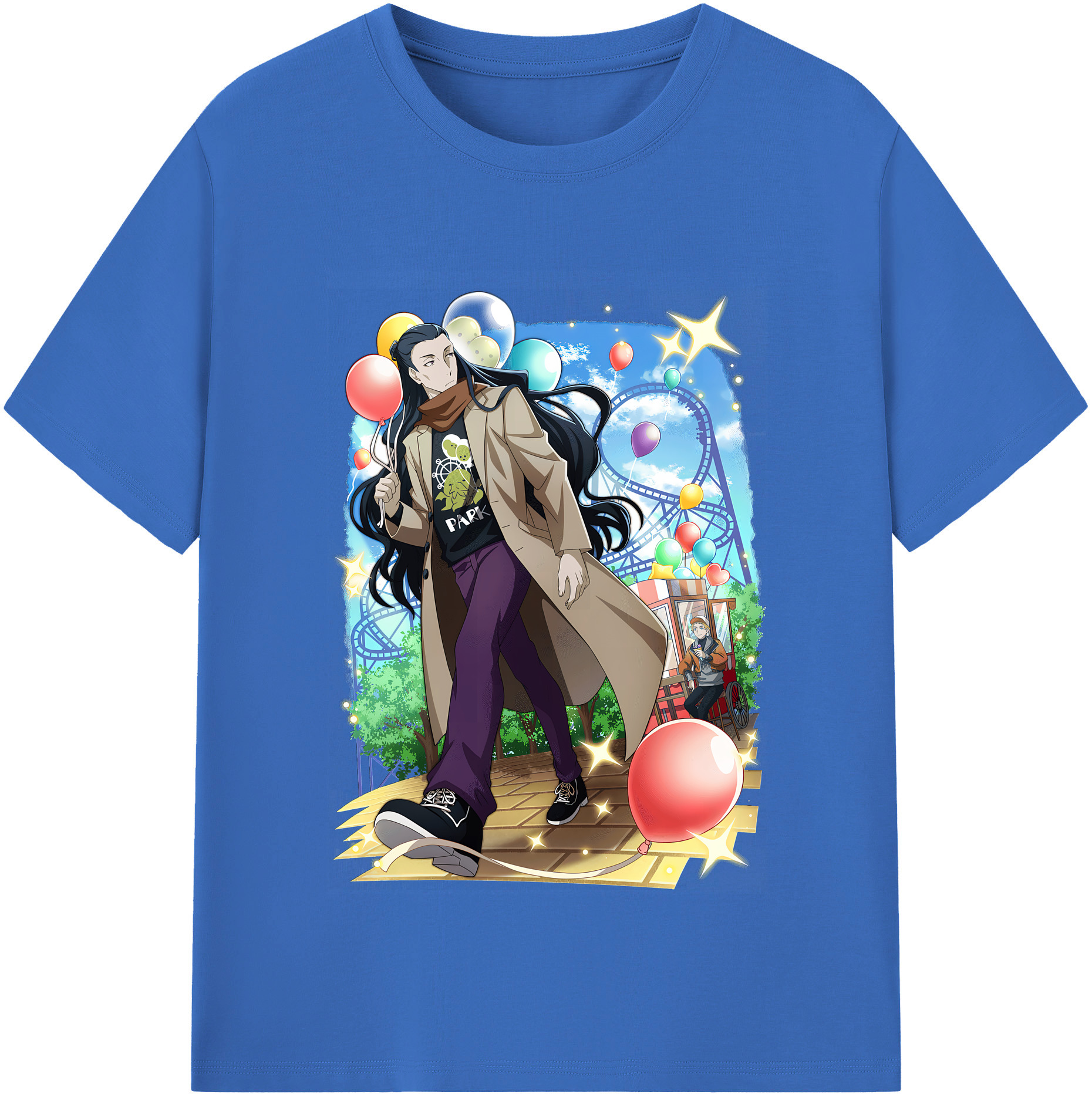 （画像用） 文豪ストレイドッグス Bungo Stray Dogs 綿100％半袖Tシャツ（フロントプリント）