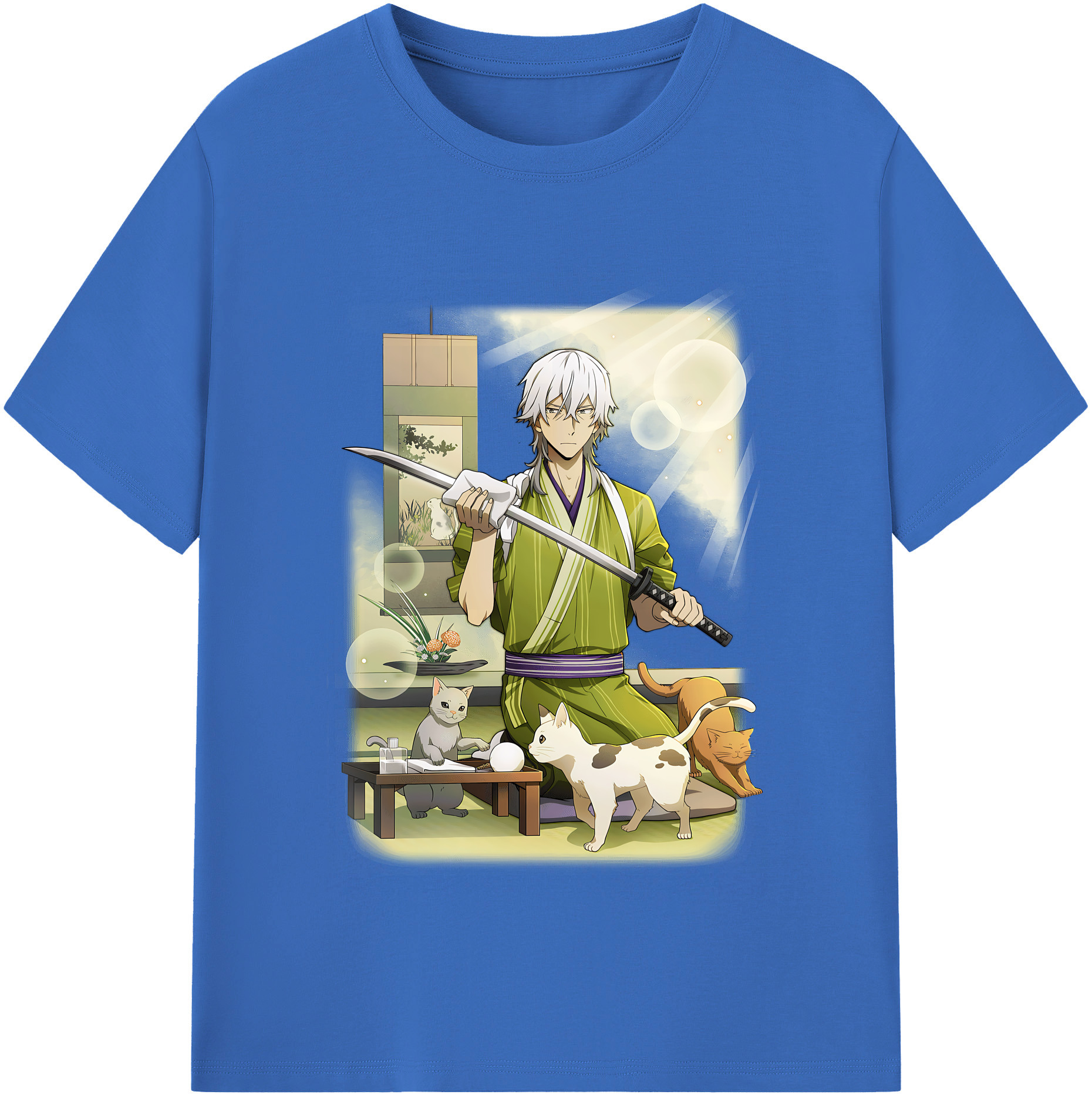 （画像用） 文豪ストレイドッグス Bungo Stray Dogs 綿100％半袖Tシャツ（フロントプリント）