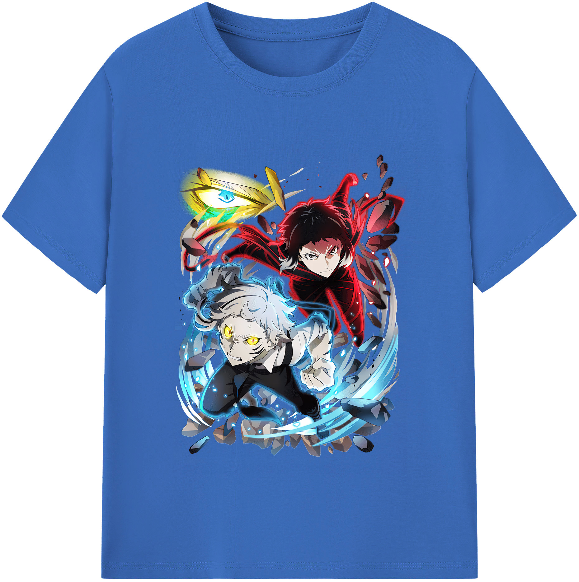 （画像用） 文豪ストレイドッグス Bungo Stray Dogs 綿100％半袖Tシャツ（フロントプリント）