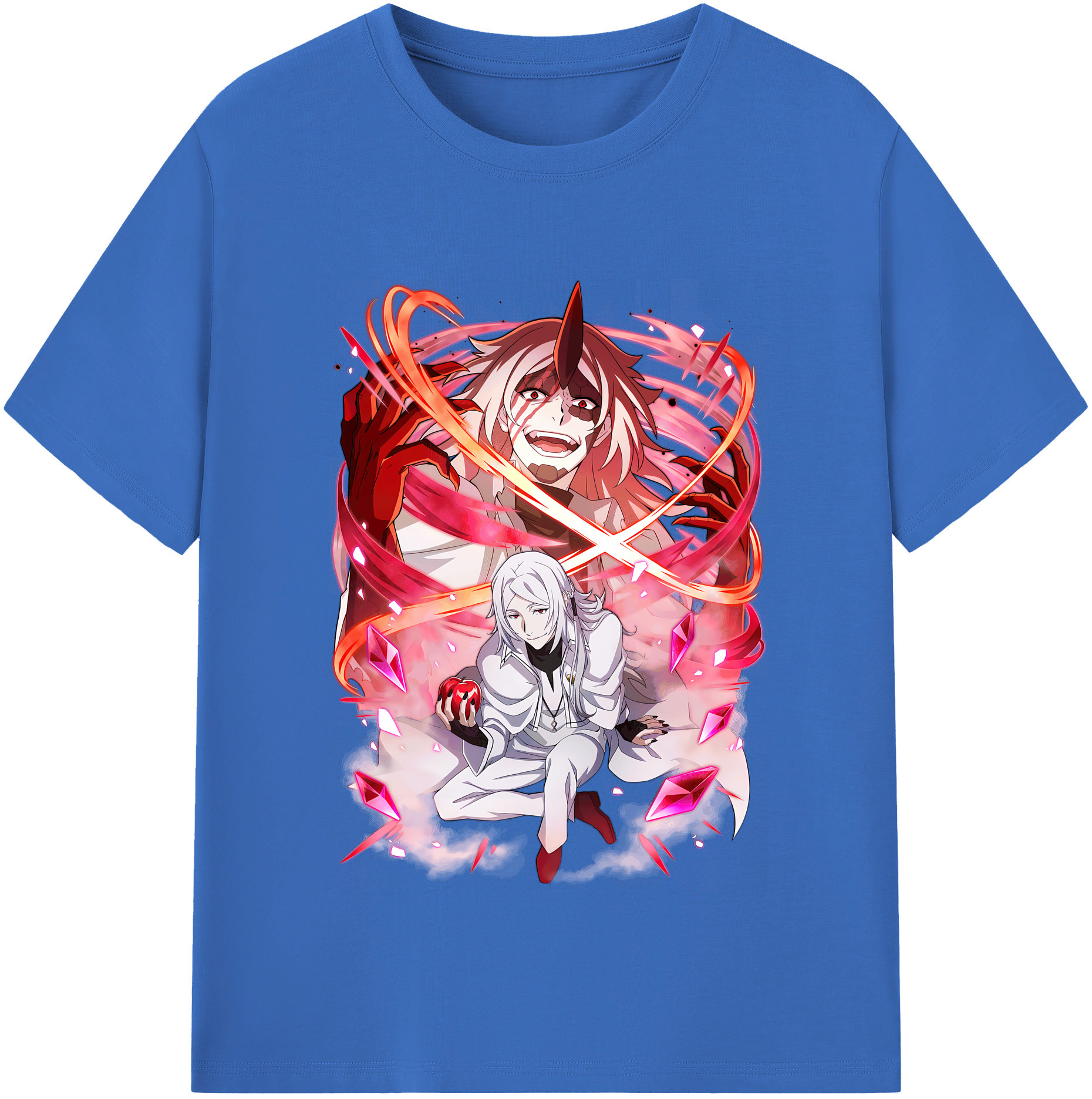 （画像用） 文豪ストレイドッグス Bungo Stray Dogs 綿100％半袖Tシャツ（フロントプリント）