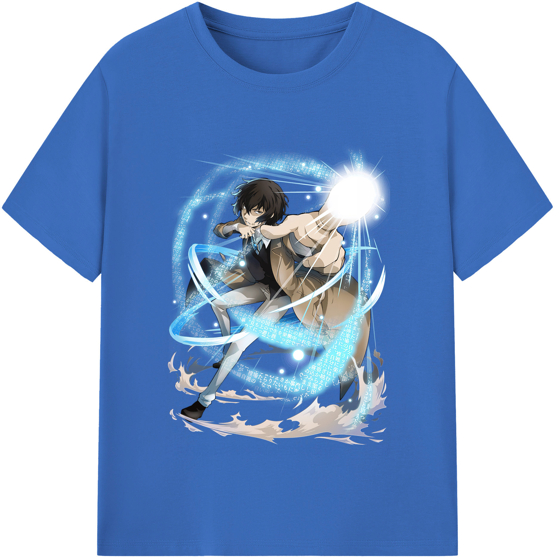 （画像用） 文豪ストレイドッグス Bungo Stray Dogs 綿100％半袖Tシャツ（フロントプリント）