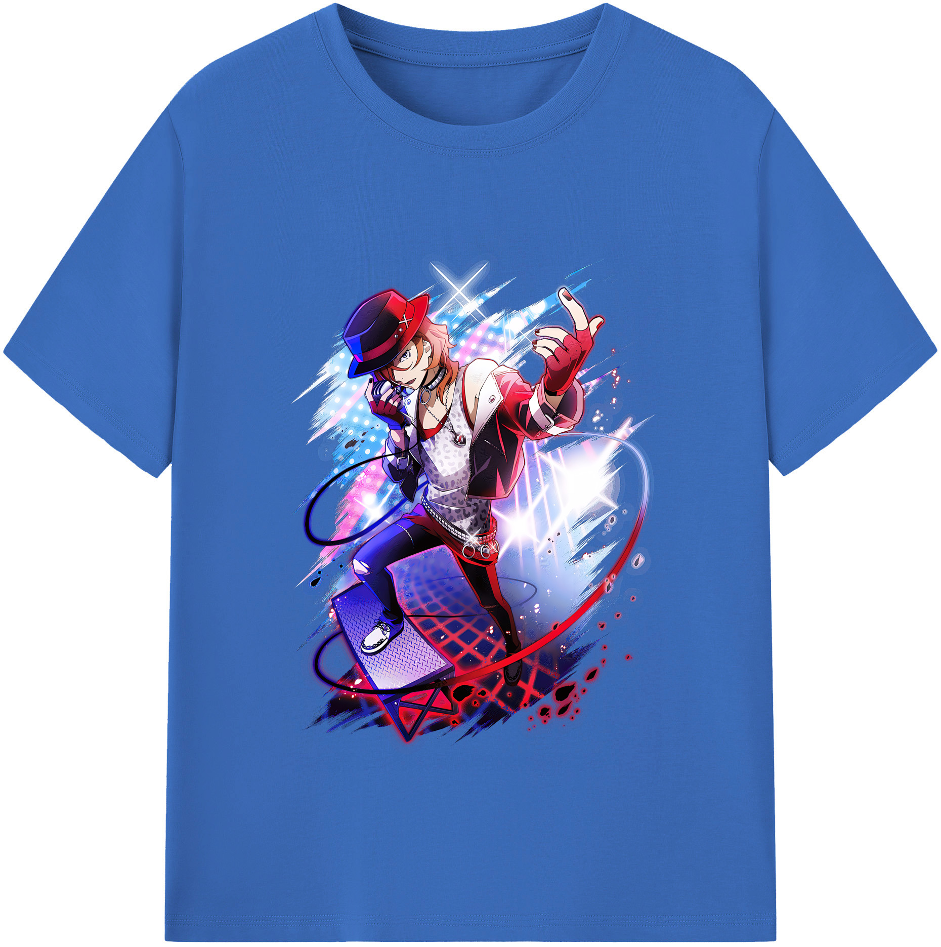 （画像用） 文豪ストレイドッグス Bungo Stray Dogs 綿100％半袖Tシャツ（フロントプリント）