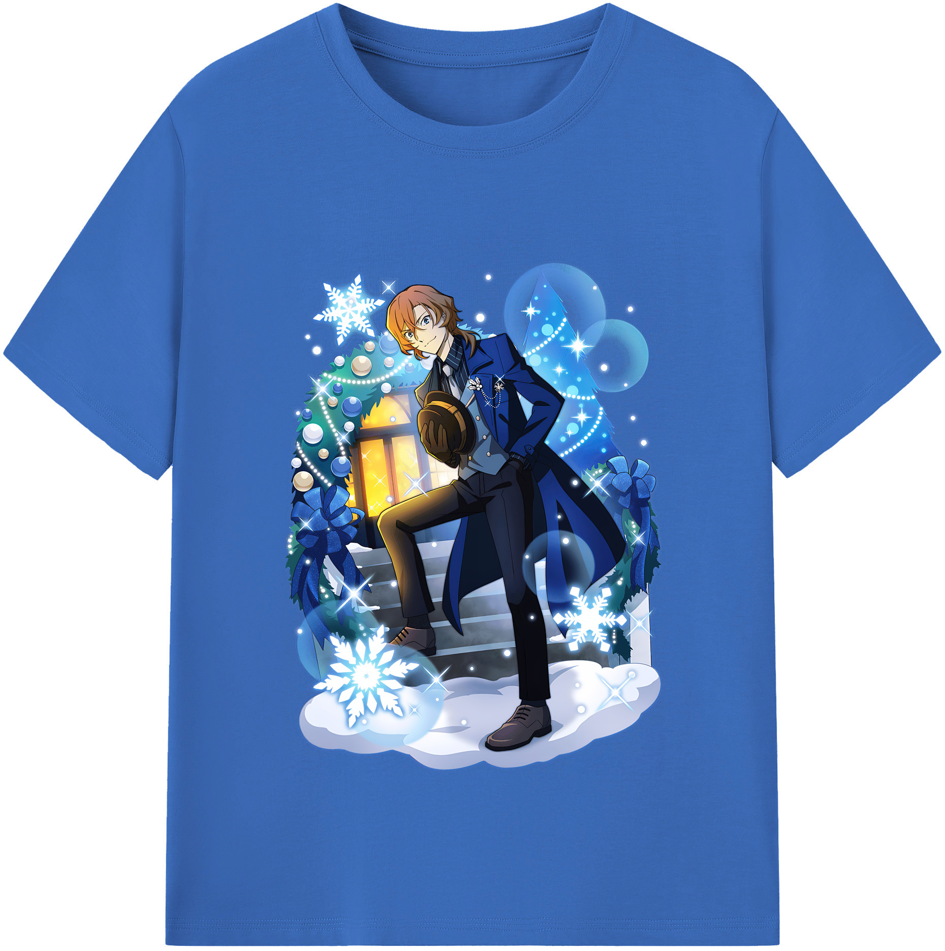 （画像用） 文豪ストレイドッグス Bungo Stray Dogs 綿100％半袖Tシャツ（フロントプリント）