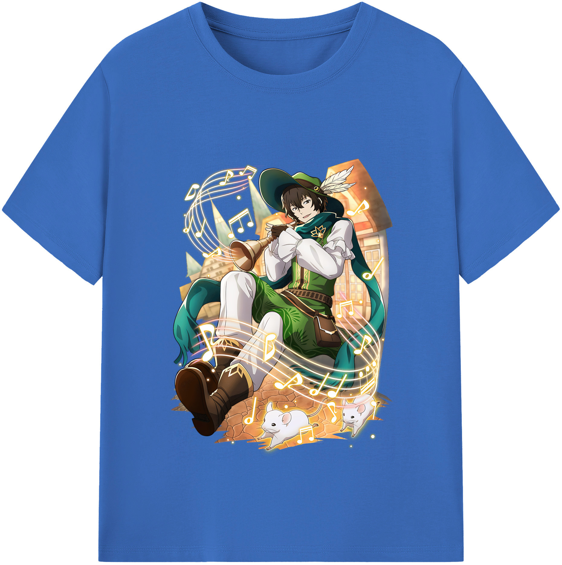 （画像用） 文豪ストレイドッグス Bungo Stray Dogs 綿100％半袖Tシャツ（フロントプリント）