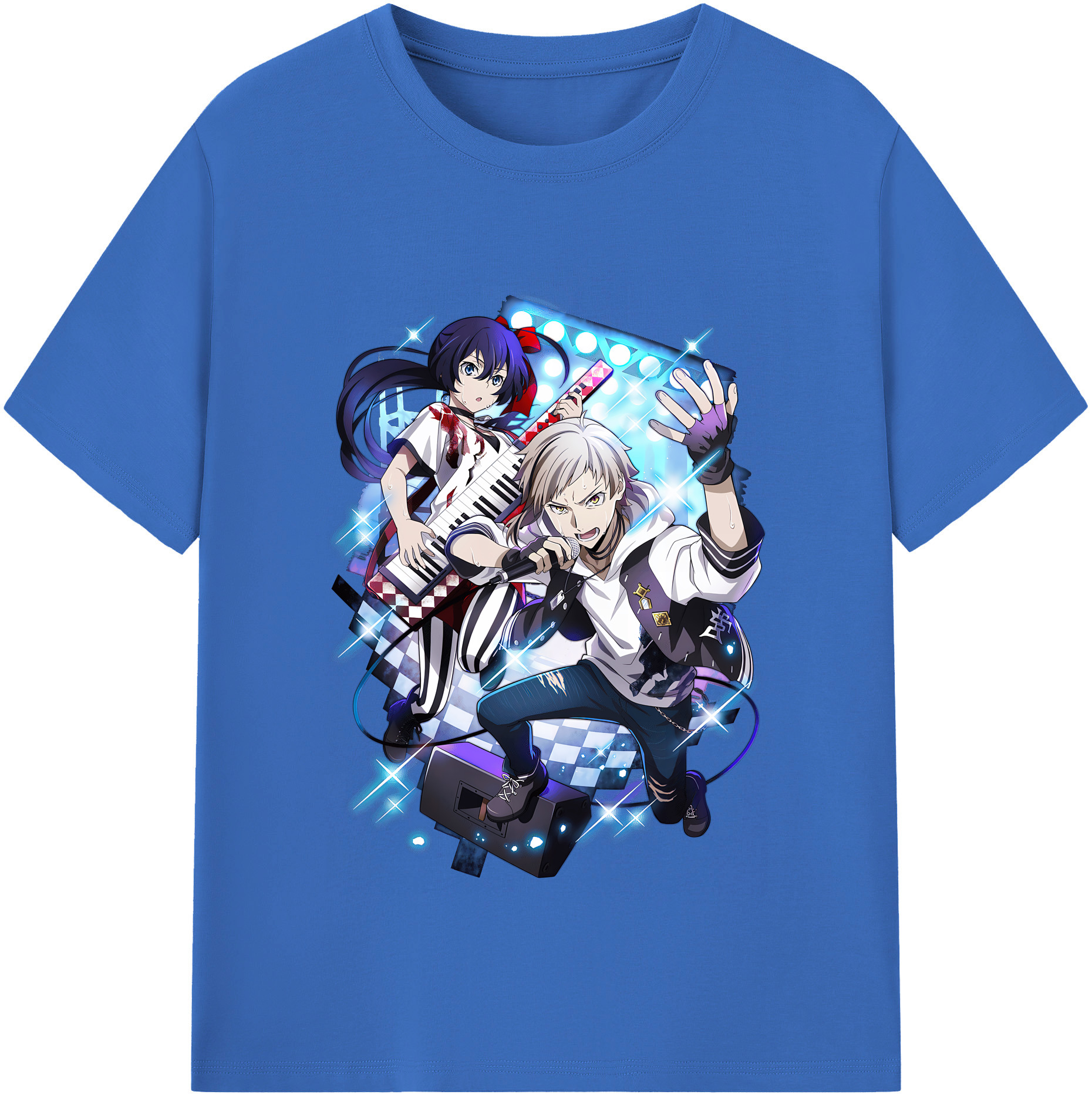（画像用） 文豪ストレイドッグス Bungo Stray Dogs 綿100％半袖Tシャツ（フロントプリント）