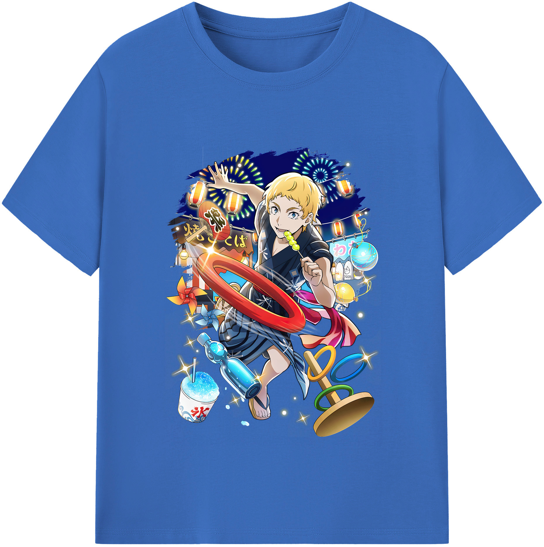（画像用） 文豪ストレイドッグス Bungo Stray Dogs 綿100％半袖Tシャツ（フロントプリント）
