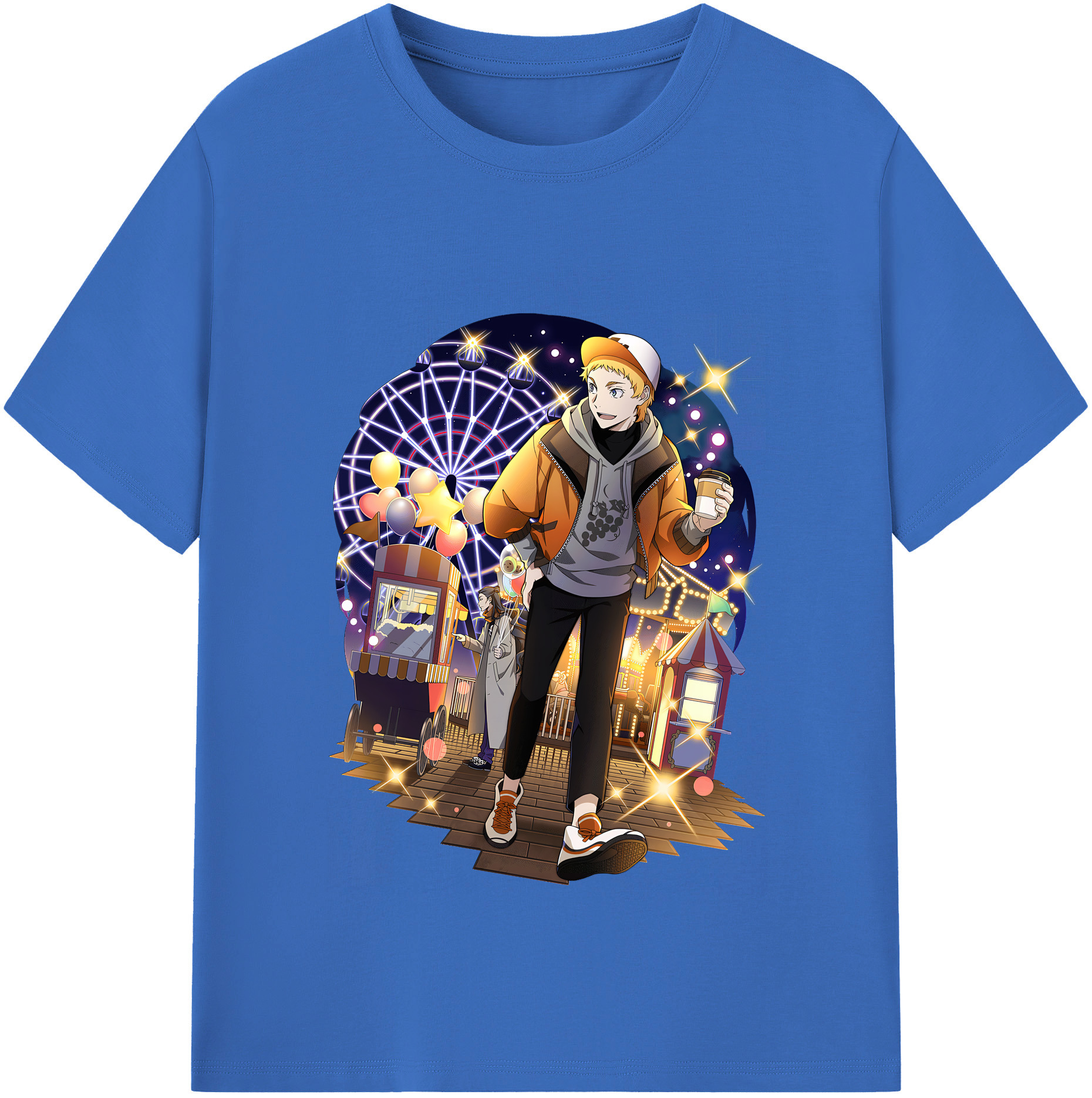 （画像用） 文豪ストレイドッグス Bungo Stray Dogs 綿100％半袖Tシャツ（フロントプリント）