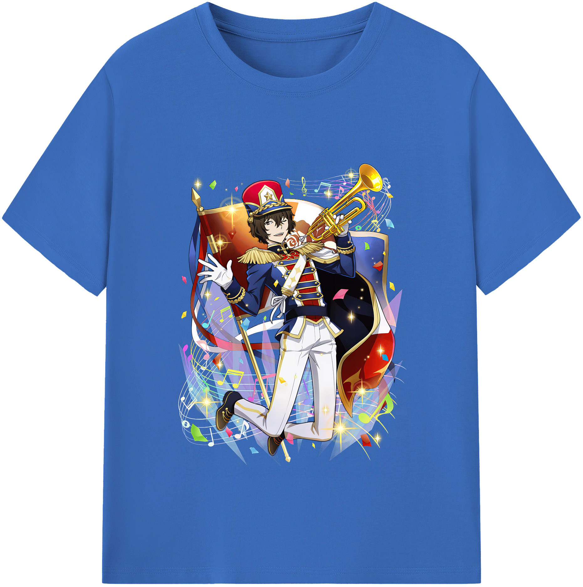 （画像用） 文豪ストレイドッグス Bungo Stray Dogs 綿100％半袖Tシャツ（フロントプリント）