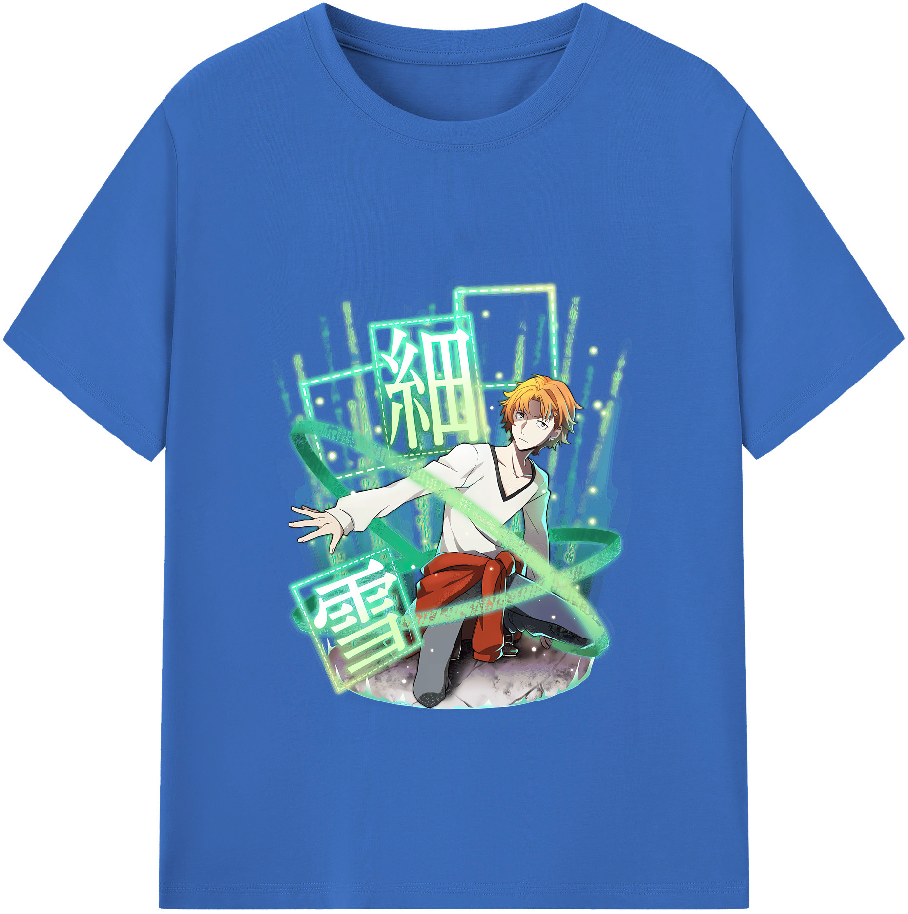 （画像用） 文豪ストレイドッグス Bungo Stray Dogs 綿100％半袖Tシャツ（フロントプリント）