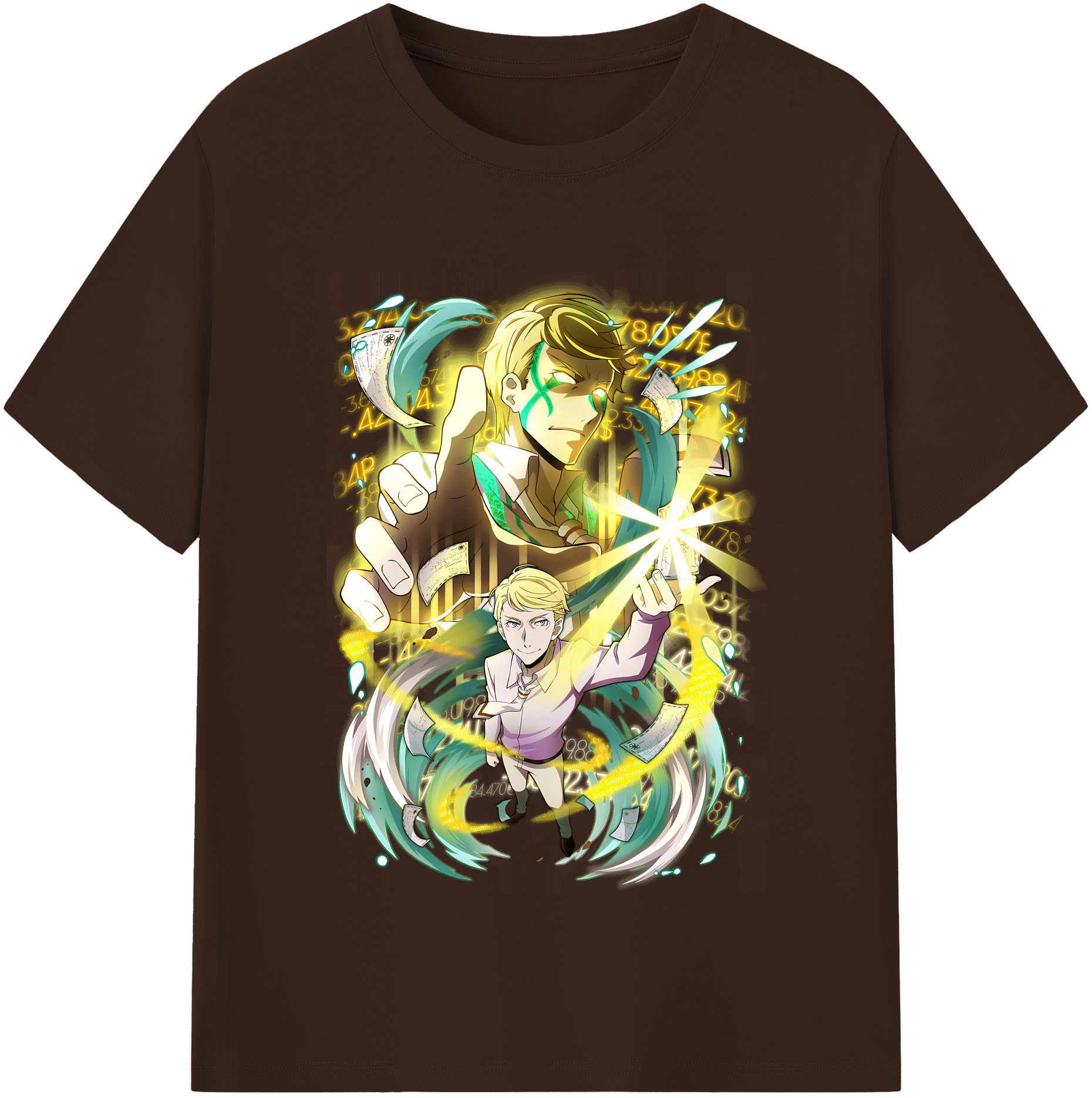 （画像用） 文豪ストレイドッグス Bungo Stray Dogs 綿100％半袖Tシャツ（フロントプリント）