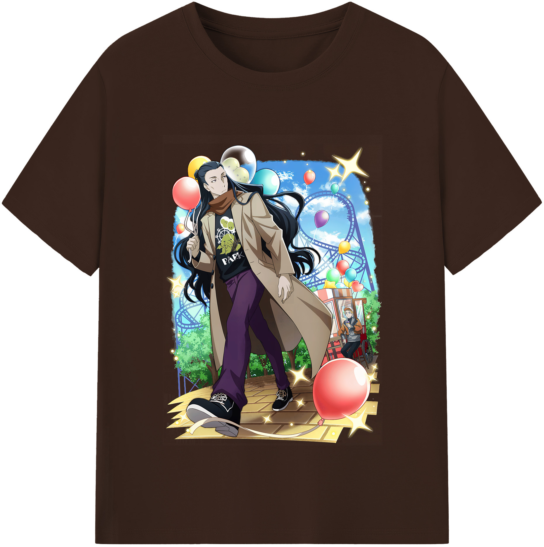 （画像用） 文豪ストレイドッグス Bungo Stray Dogs 綿100％半袖Tシャツ（フロントプリント）