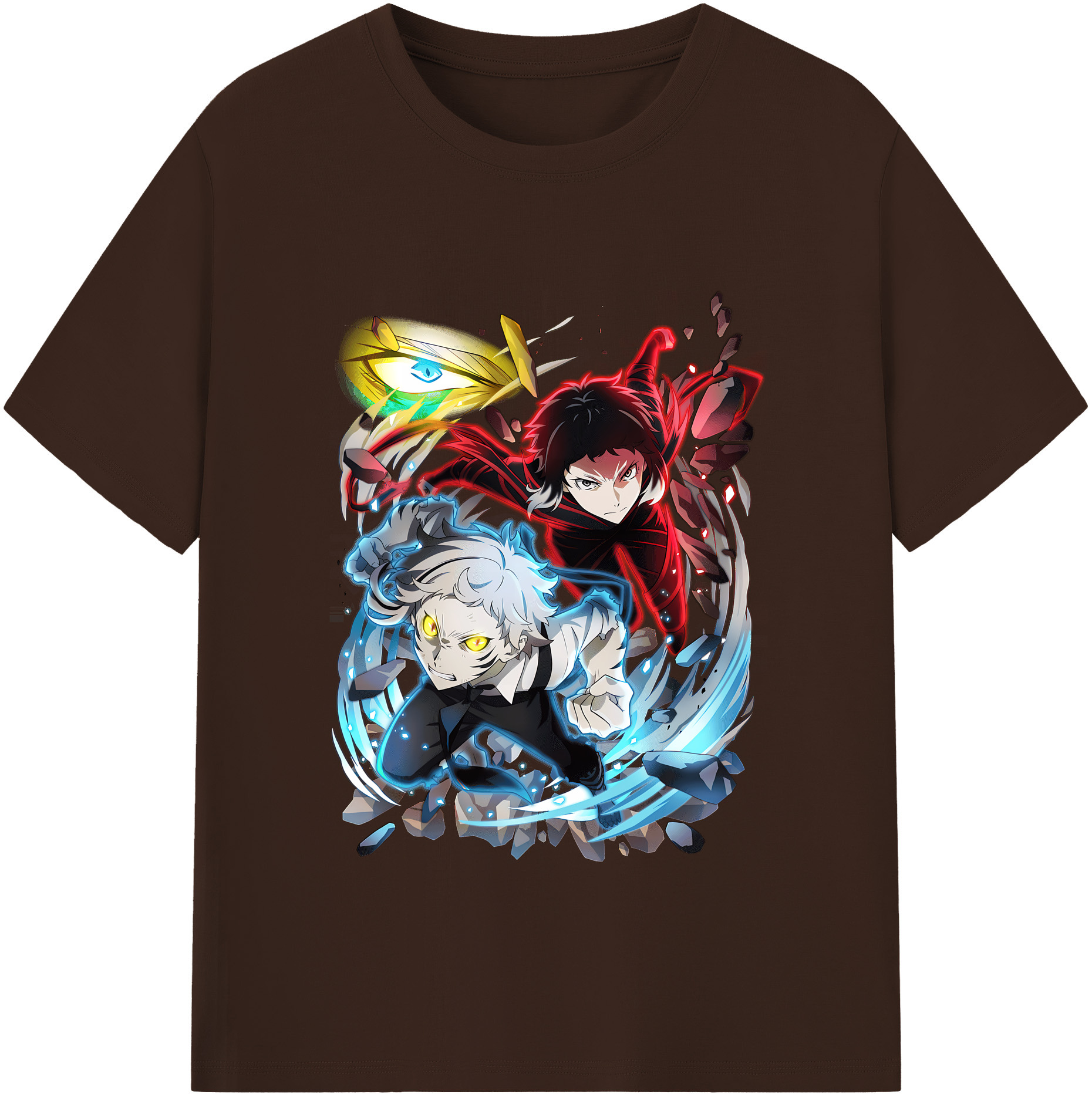 （画像用） 文豪ストレイドッグス Bungo Stray Dogs 綿100％半袖Tシャツ（フロントプリント）