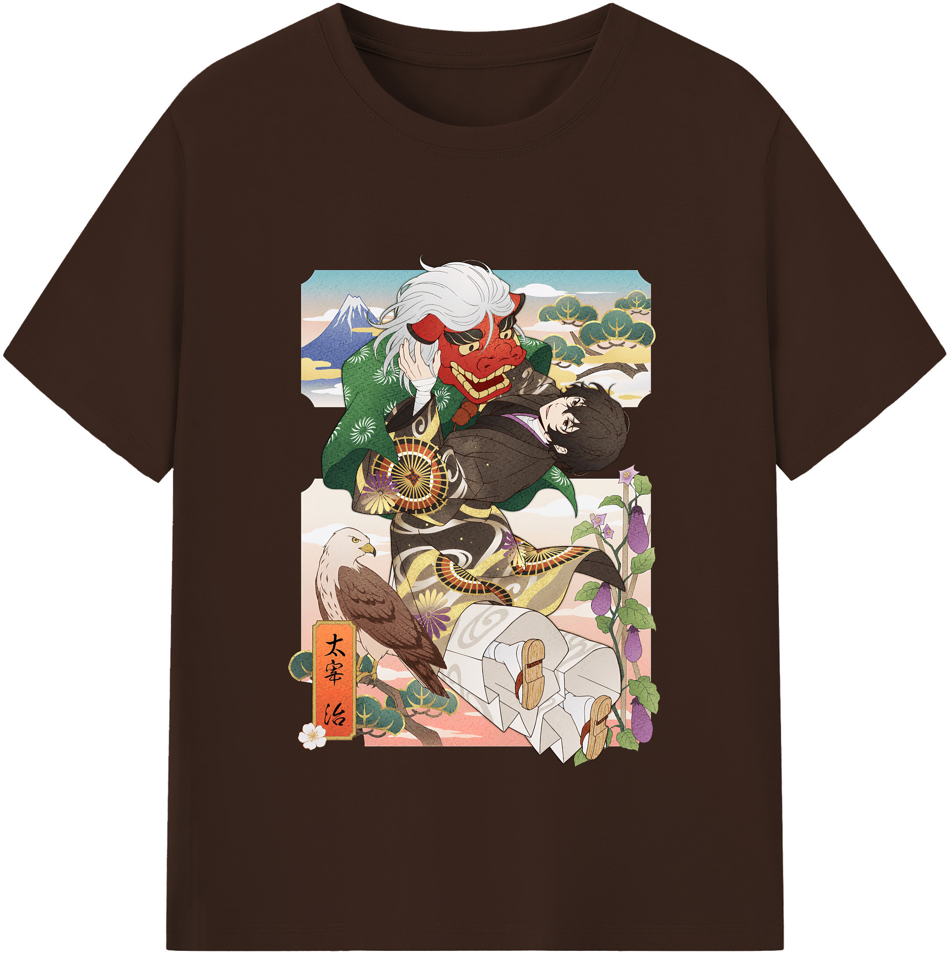 （画像用） 文豪ストレイドッグス Bungo Stray Dogs 綿100％半袖Tシャツ（フロントプリント）