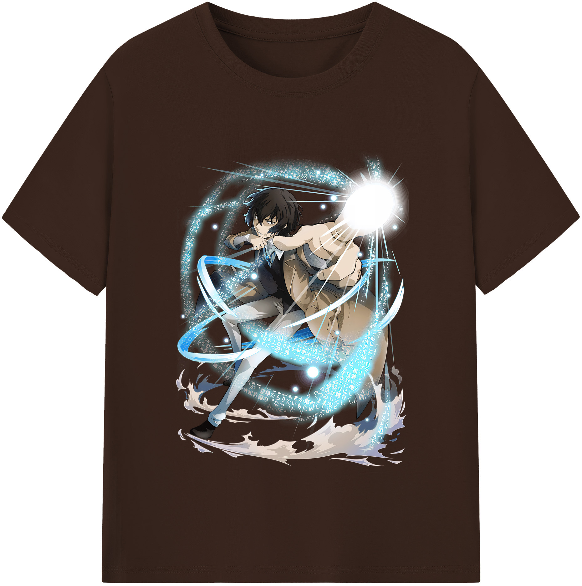 （画像用） 文豪ストレイドッグス Bungo Stray Dogs 綿100％半袖Tシャツ（フロントプリント）