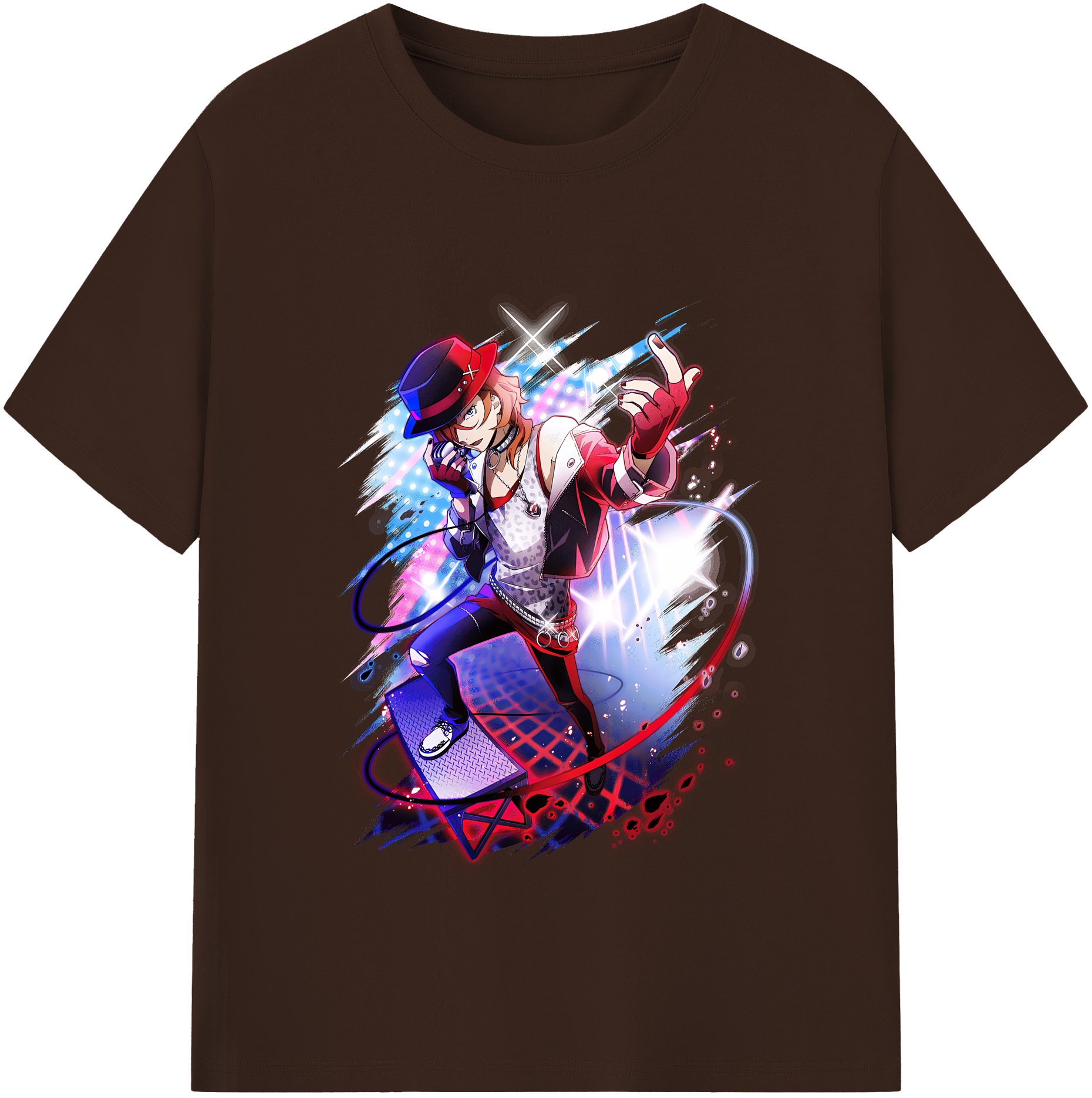 （画像用） 文豪ストレイドッグス Bungo Stray Dogs 綿100％半袖Tシャツ（フロントプリント）