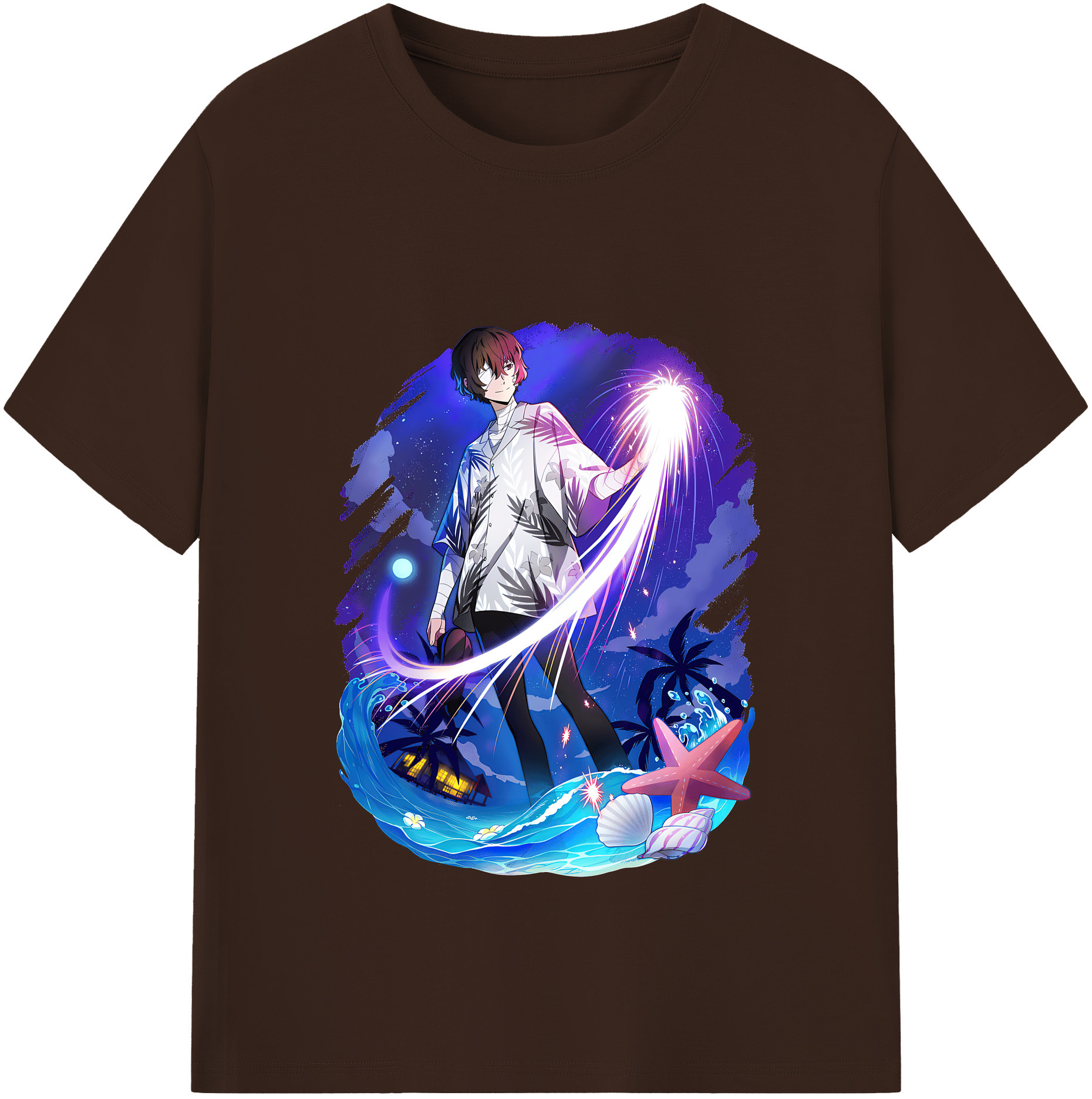 （画像用） 文豪ストレイドッグス Bungo Stray Dogs 綿100％半袖Tシャツ（フロントプリント）