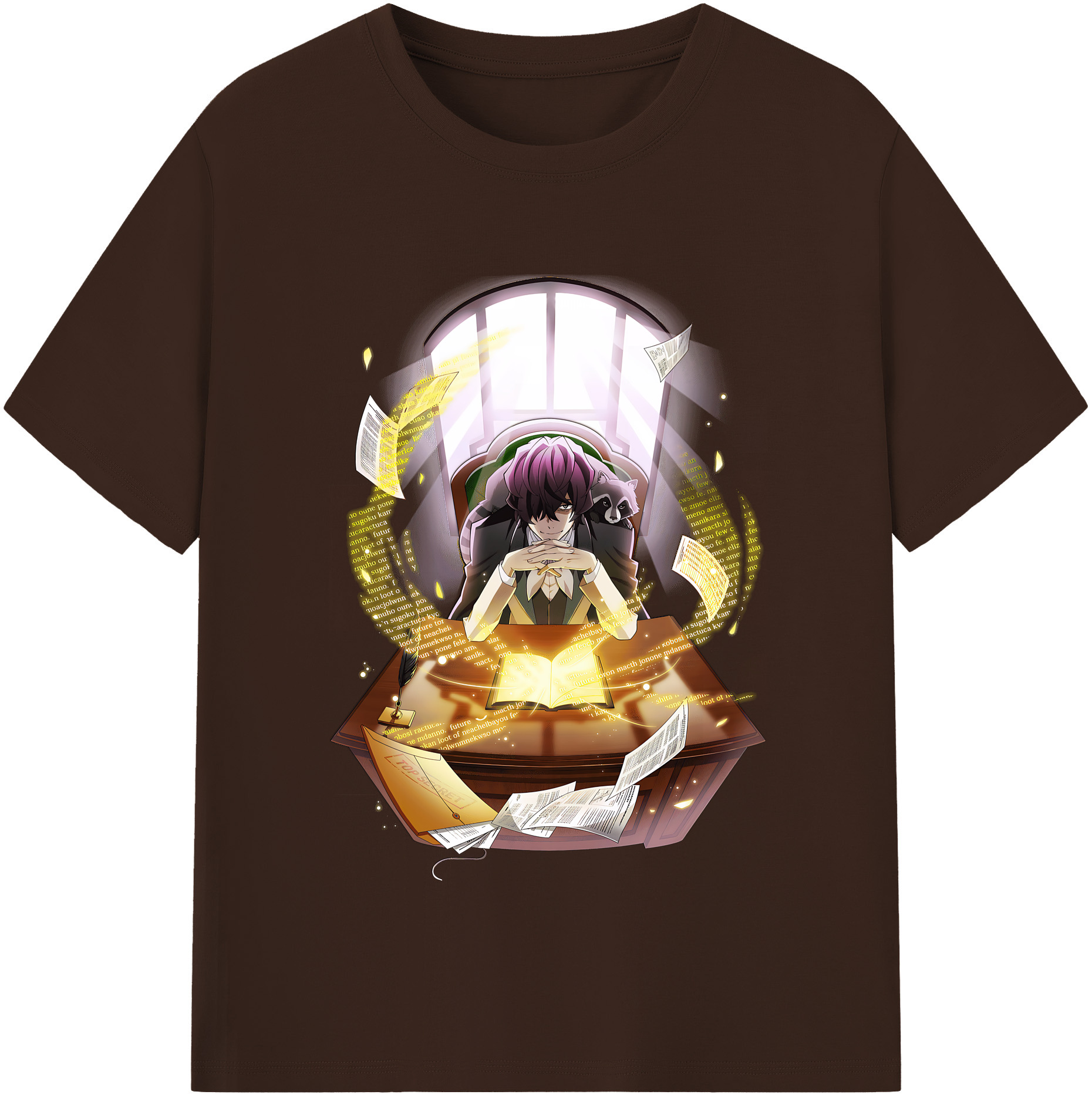 （画像用） 文豪ストレイドッグス Bungo Stray Dogs 綿100％半袖Tシャツ（フロントプリント）